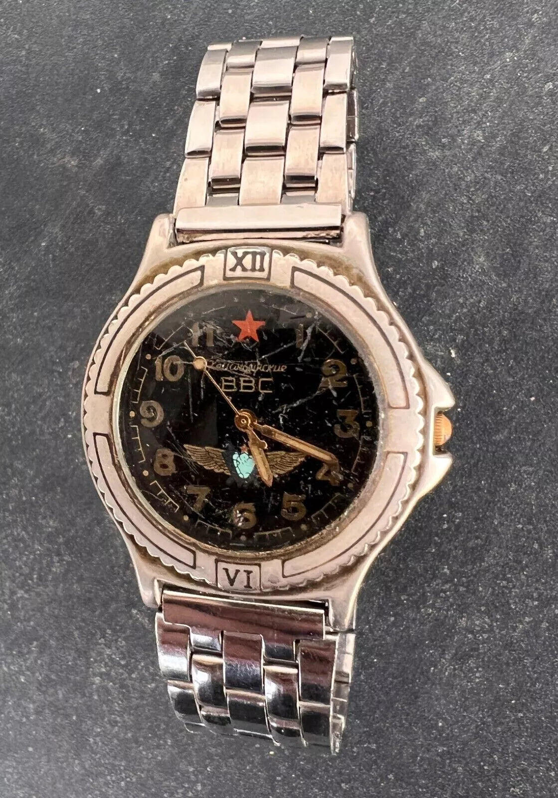 Air Forces pilot wristwatch Komandirskie Watch Military Trophy Rare Russian military army Russia Ukraine war 2022-2024 #10