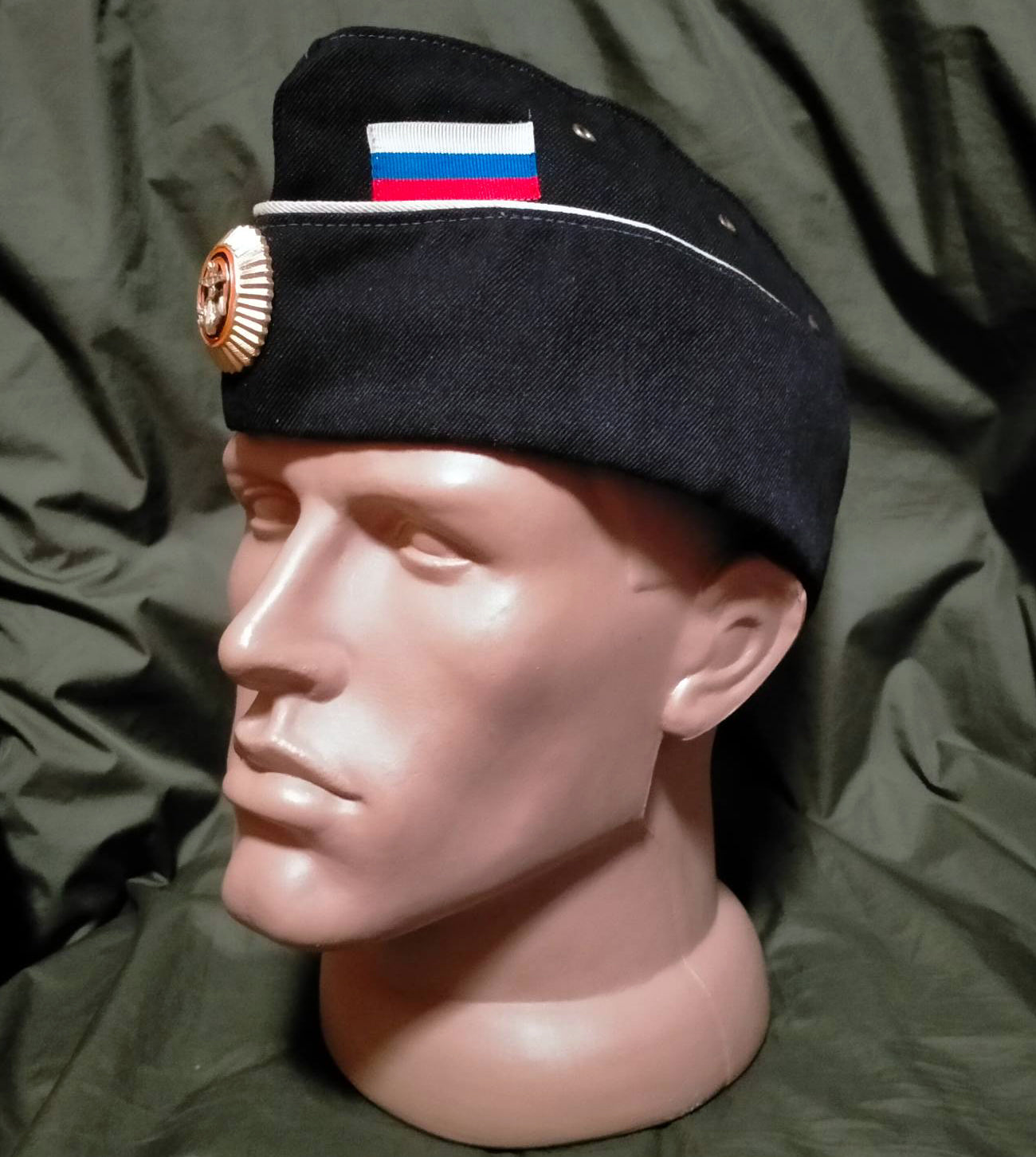Trophy russian marine crops officer navy hat cap cockade military army russia Ukraine war 2022-2024 #2
