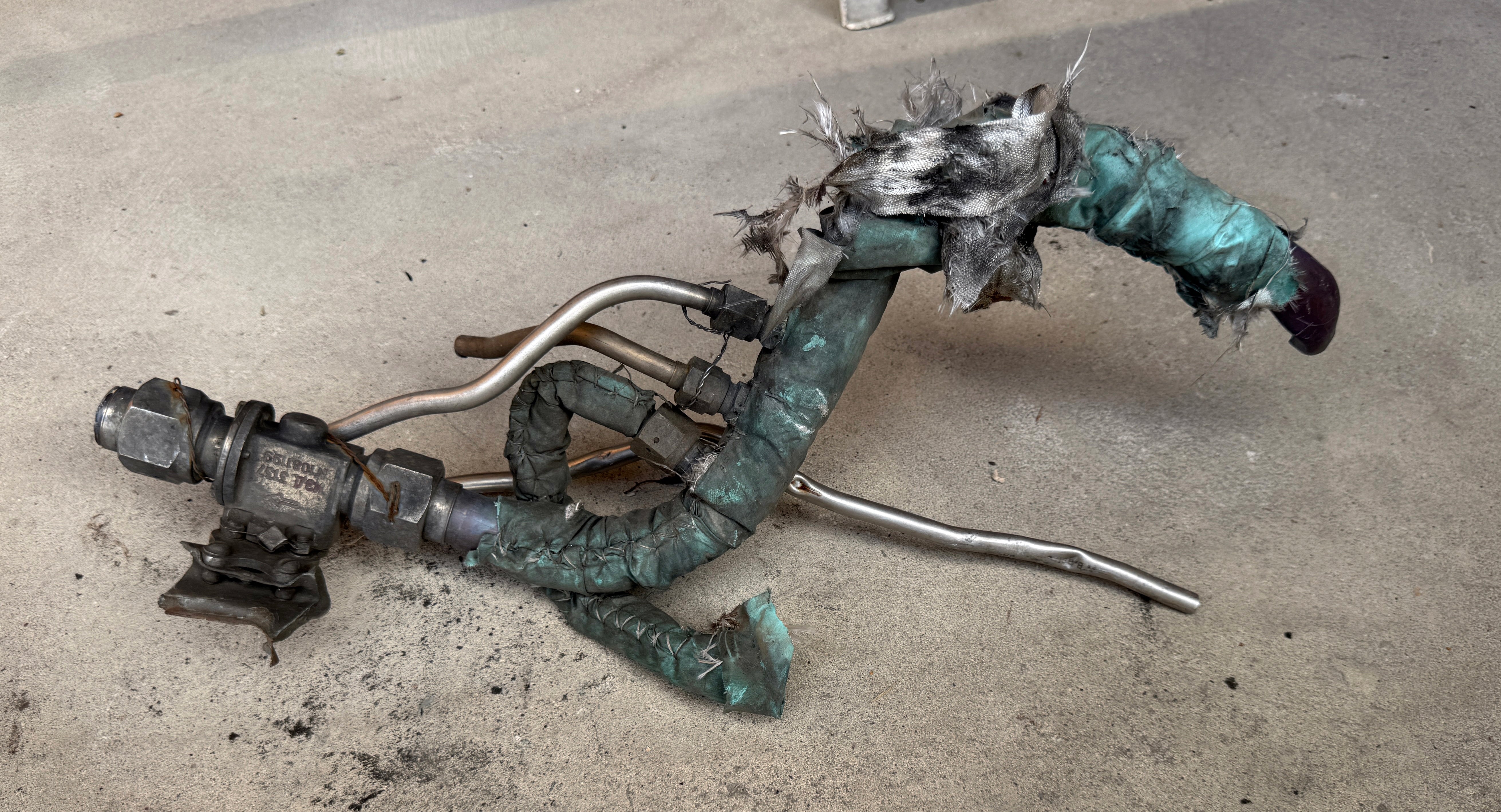 Trophy part of the air conditioning system supersonic fighter-bomber SU 34 russian shot down aviation russia Ukraine war #296