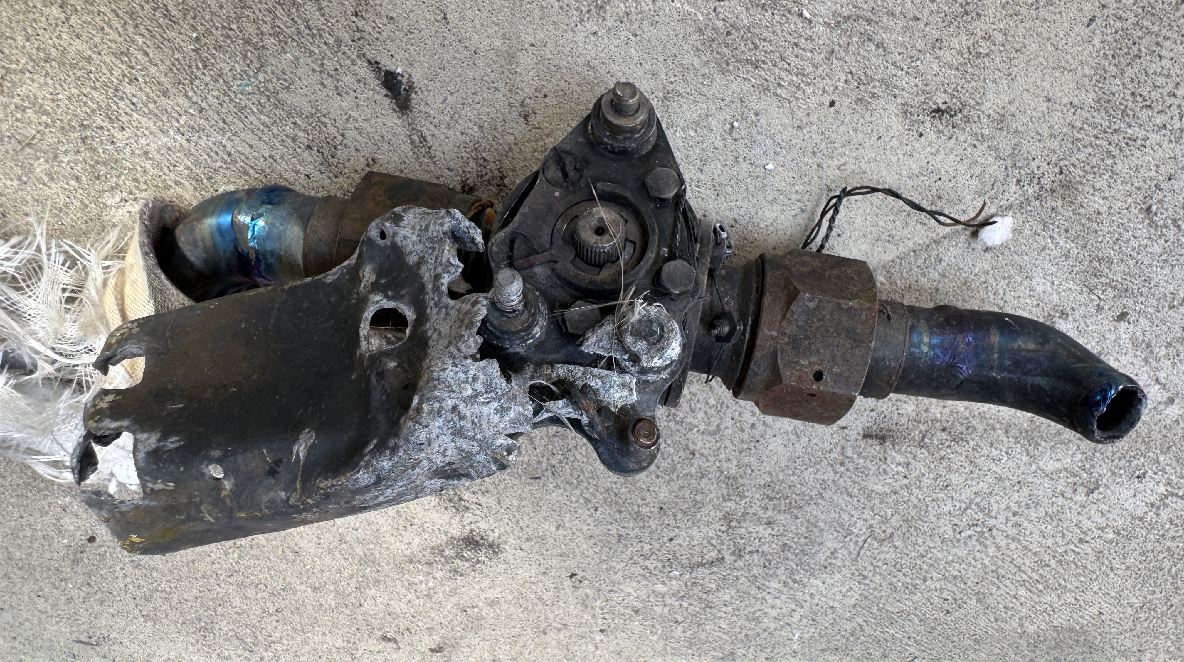 Trophy part of the air conditioning system supersonic fighter-bomber SU 34 russian shot down aviation russia Ukraine war #304