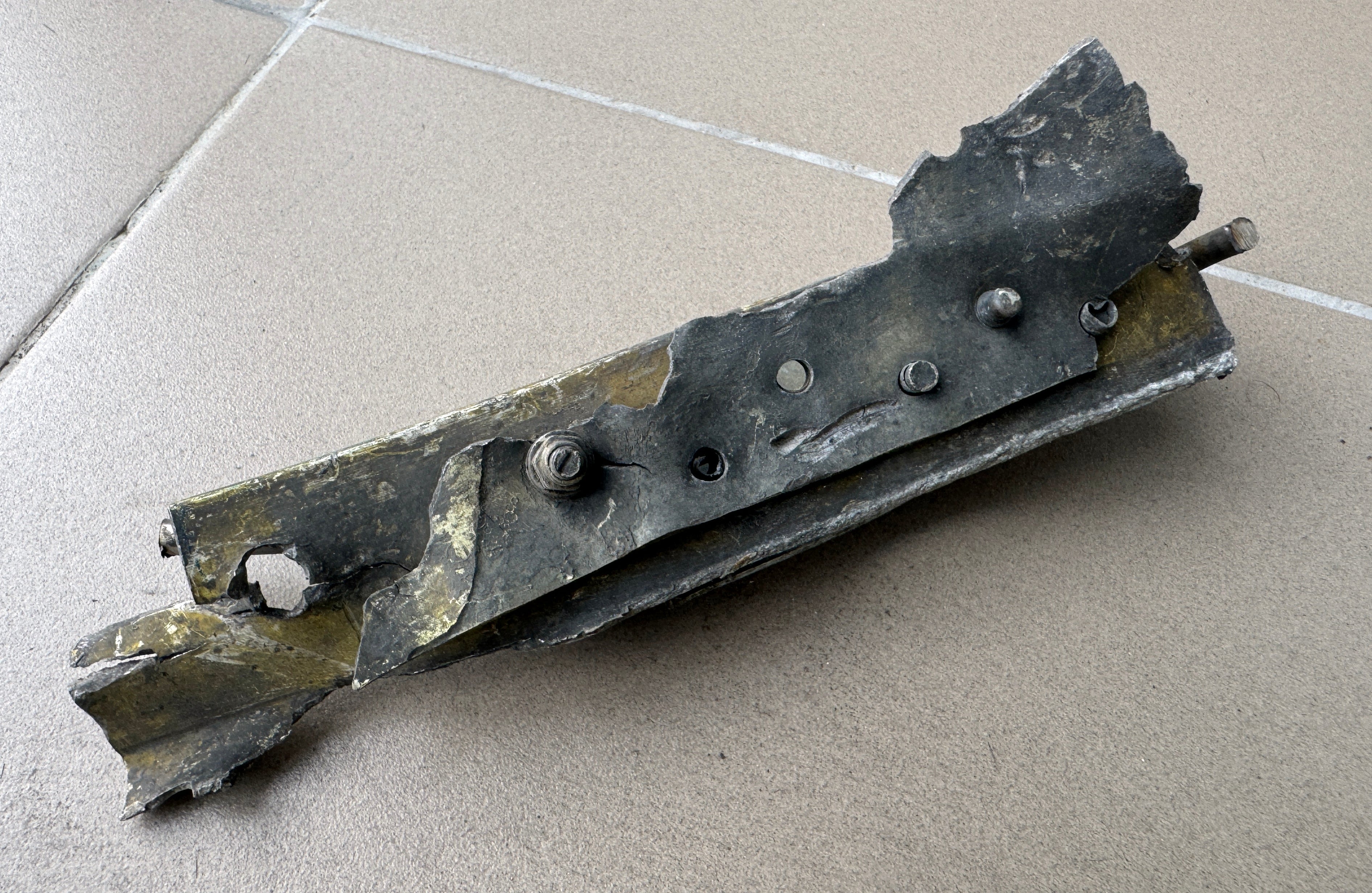 Trophy part of the front-line supersonic fighter-bomber SU 34 russian shot down aviation russia Ukraine war #319