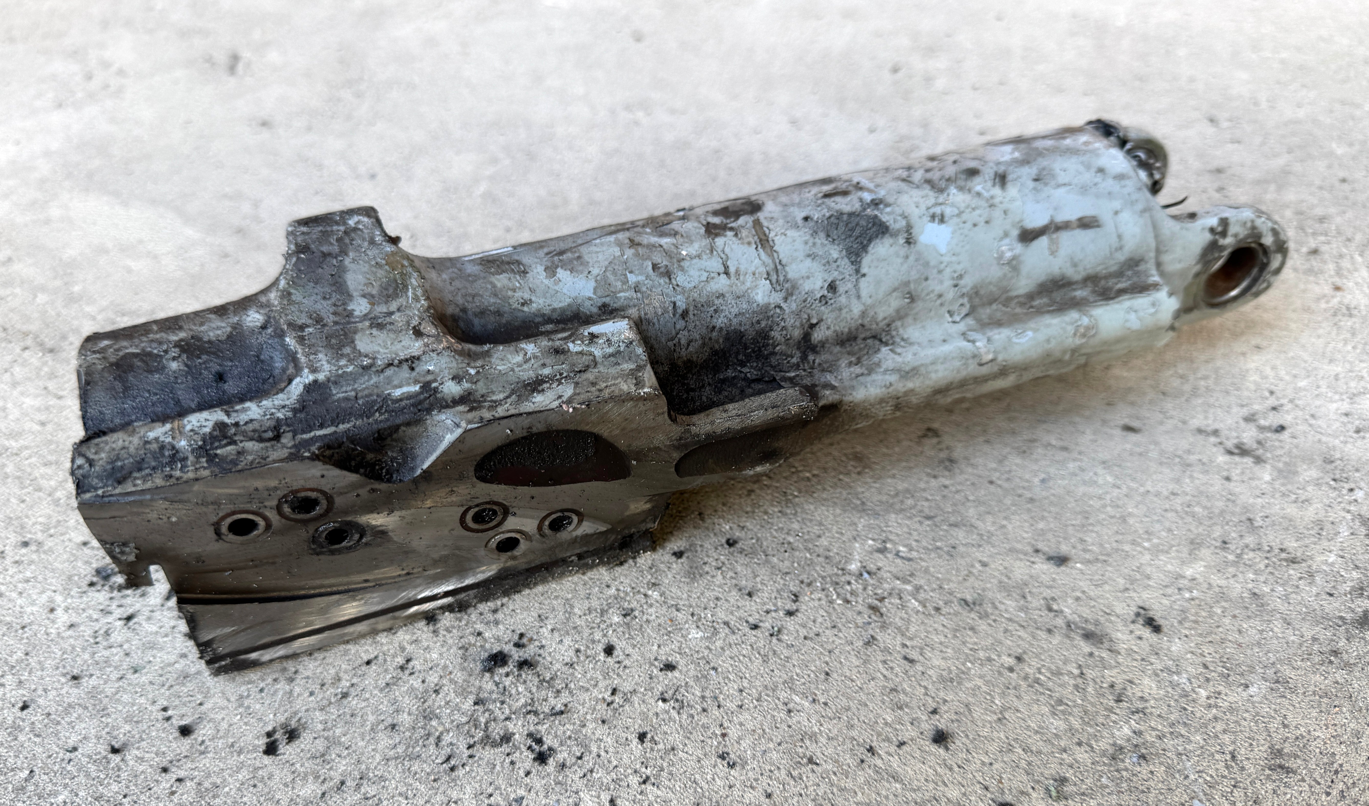 Trophy part of wing mechanism supersonic fighter-bomber SU 34 russian shot down aviation russia Ukraine war #330