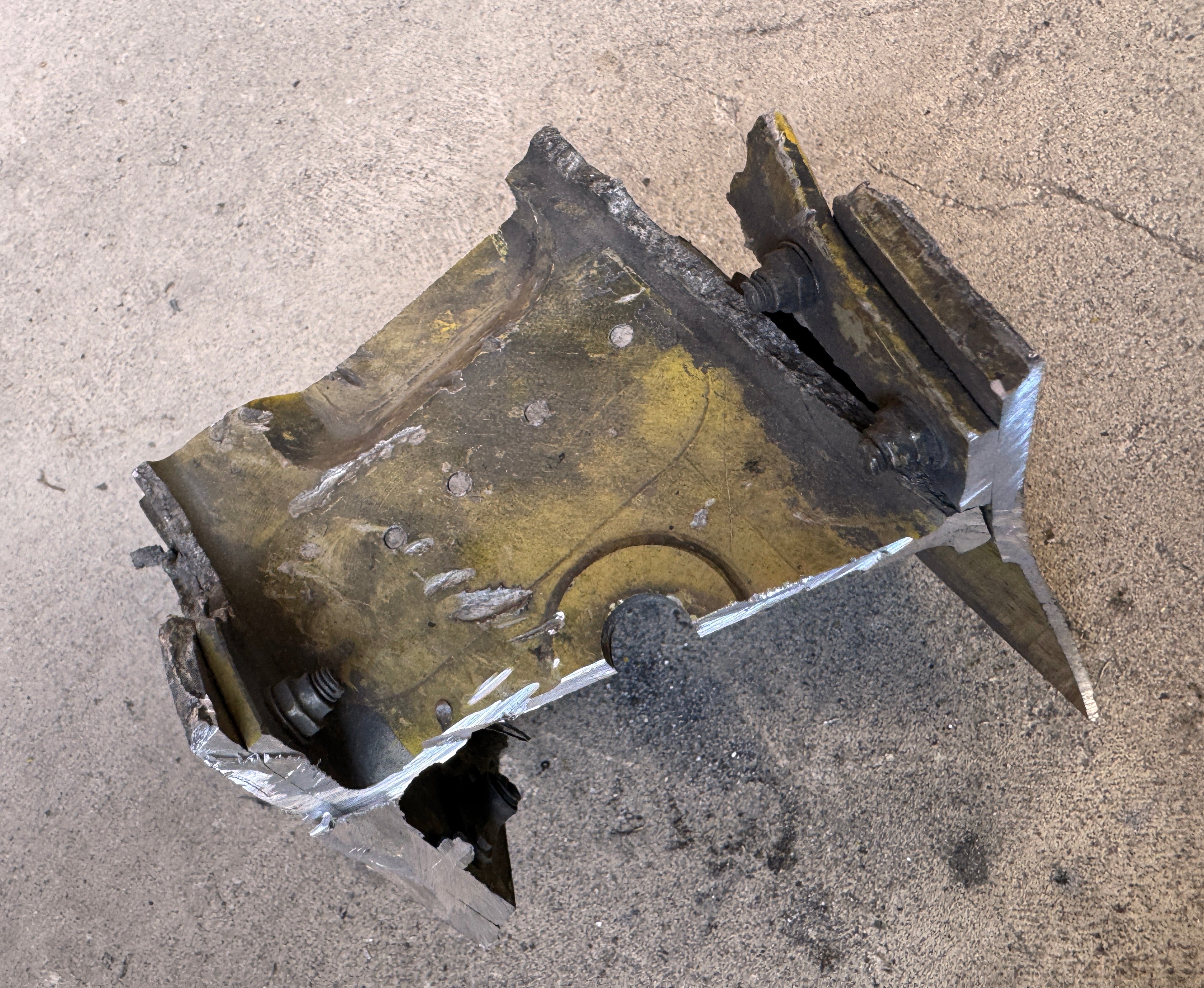 Trophy part of the wing supersonic fighter-bomber SU 34 russian shot down aviation russia Ukraine war #368
