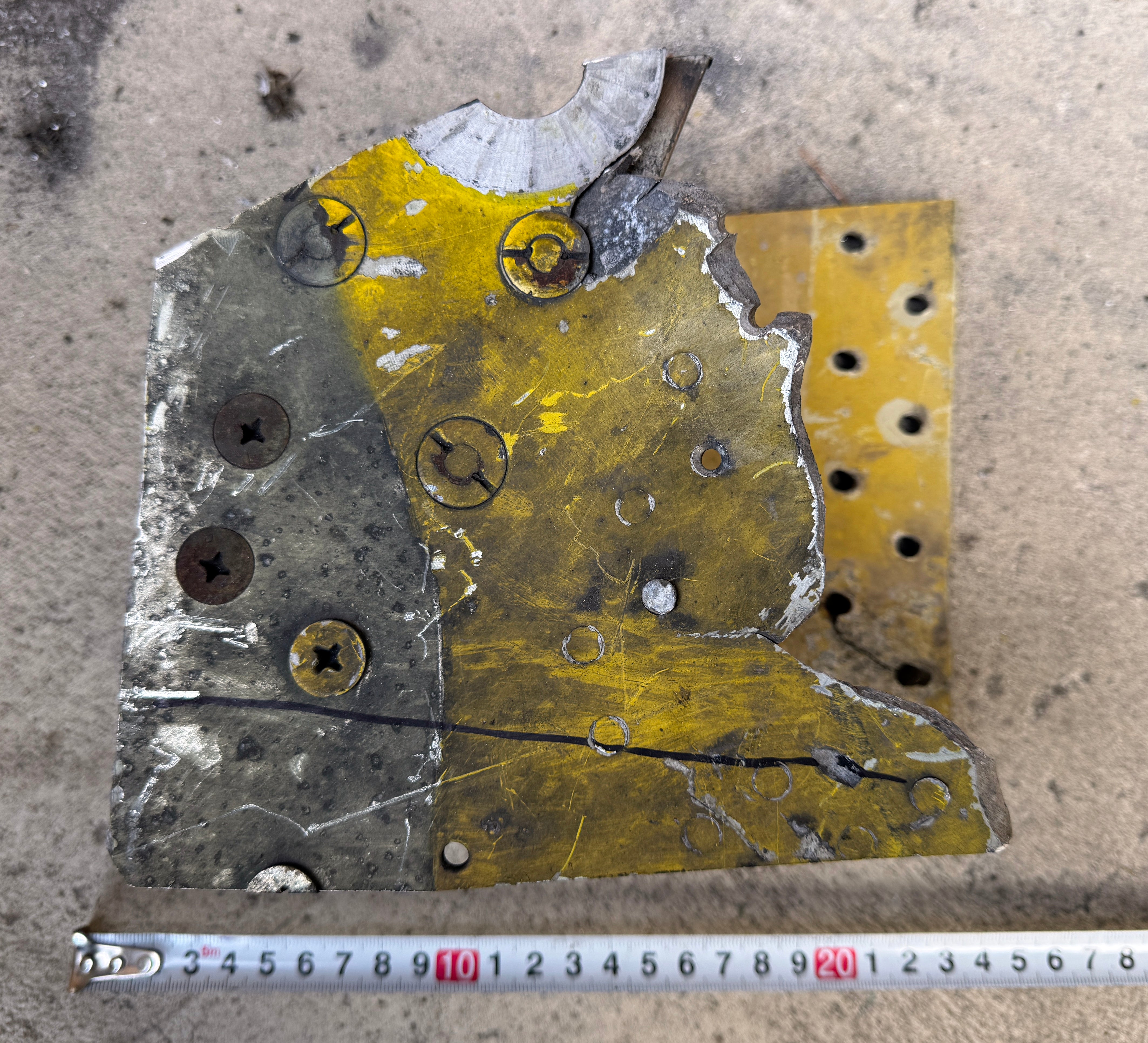 Trophy part of the wing supersonic fighter-bomber SU 34 russian shot down aviation russia Ukraine war #371