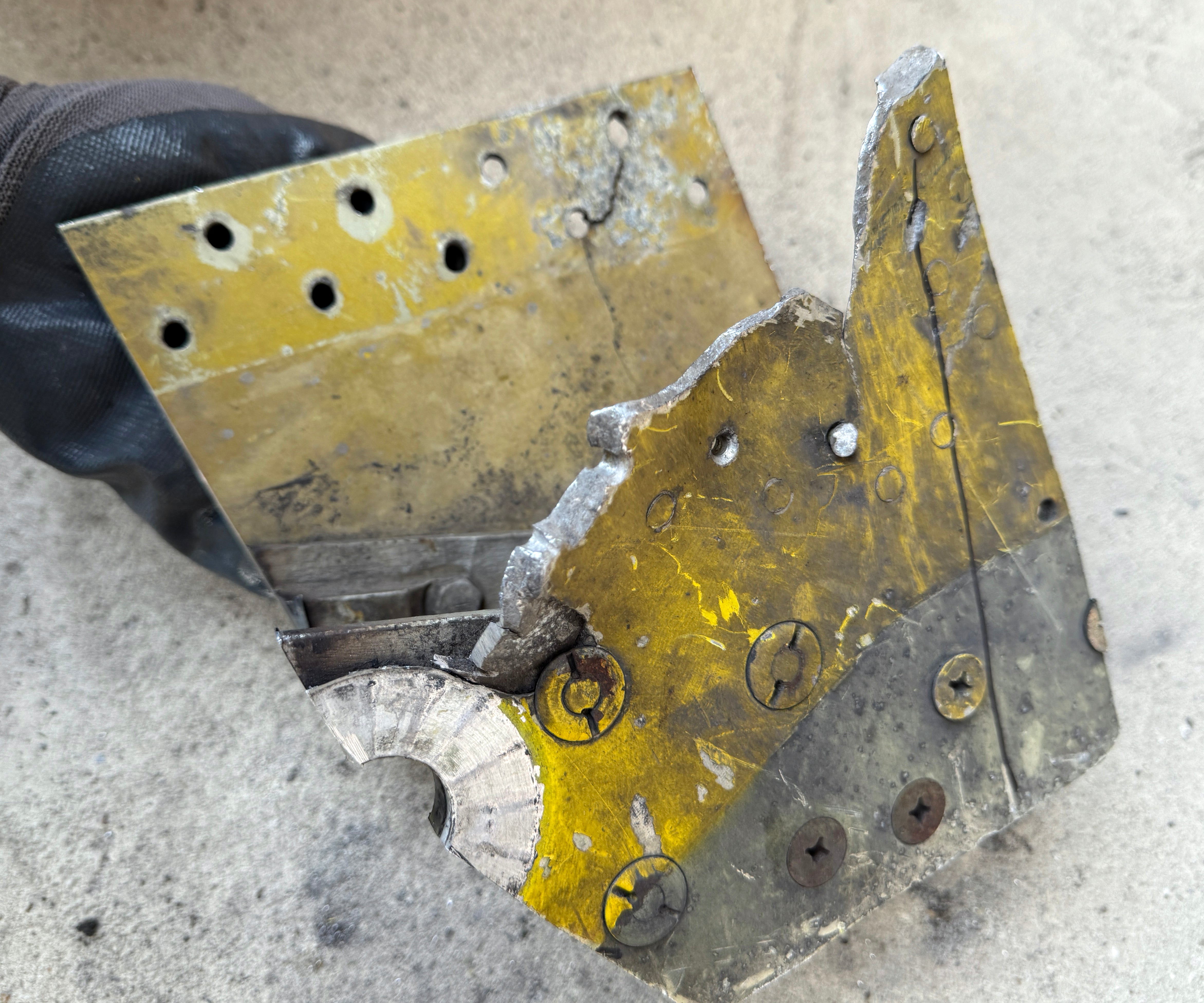 Trophy part of the wing supersonic fighter-bomber SU 34 russian shot down aviation russia Ukraine war #371