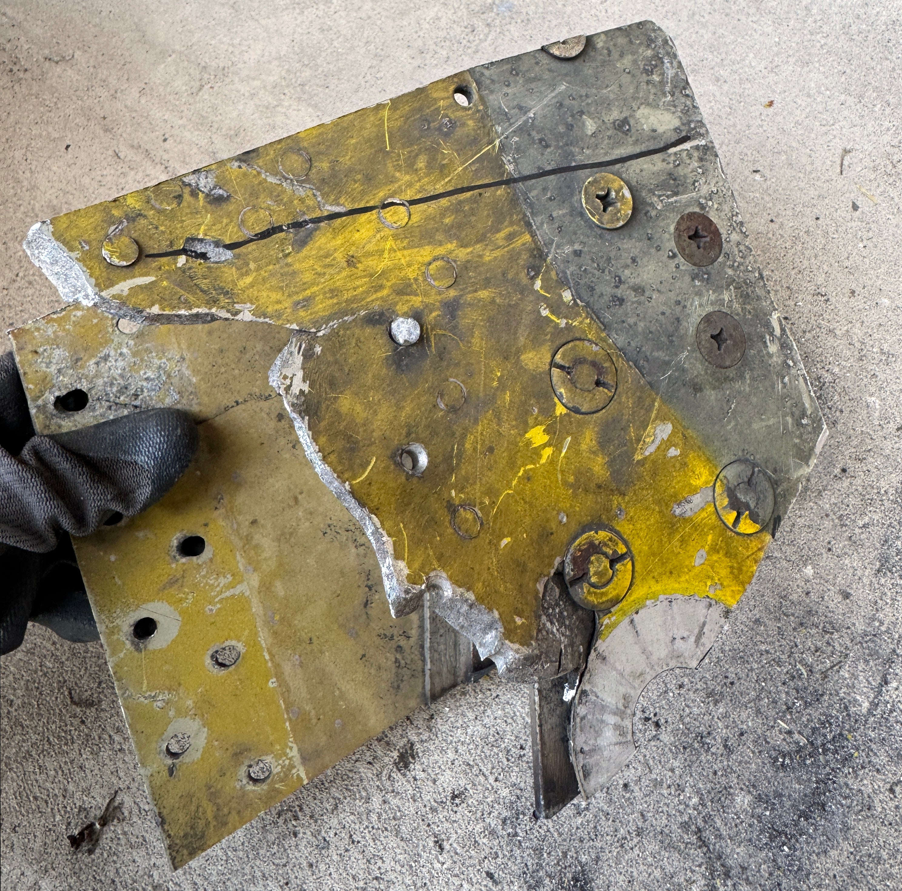 Trophy part of the wing supersonic fighter-bomber SU 34 russian shot down aviation russia Ukraine war #371