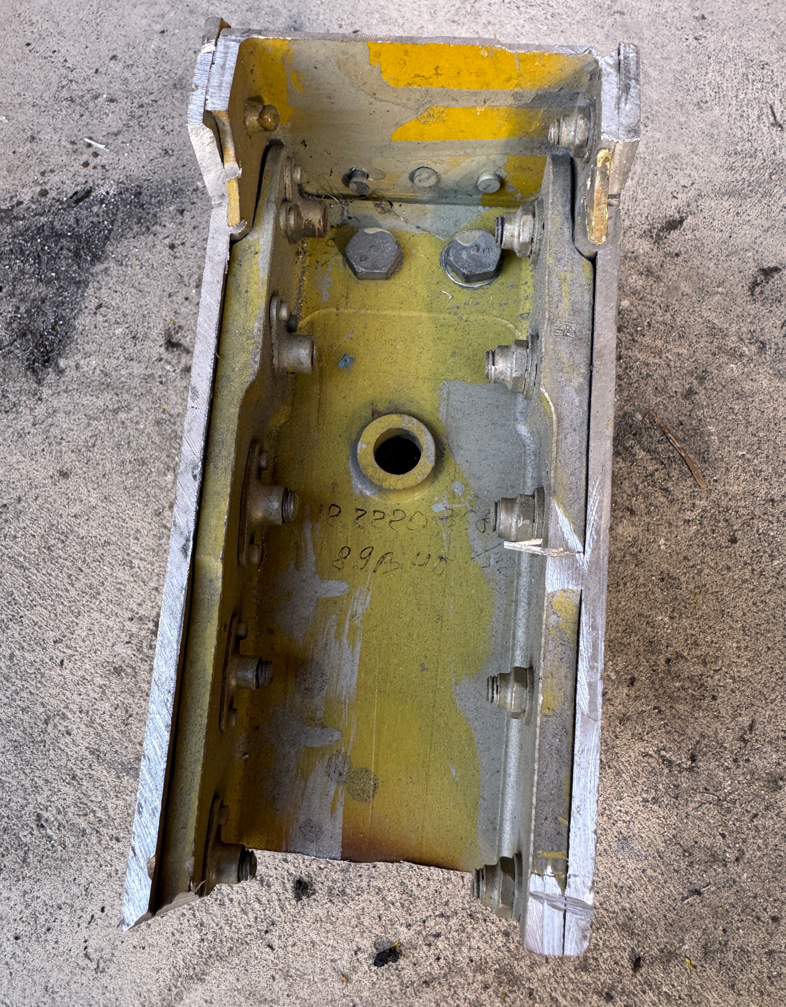 Trophy part of the wing supersonic fighter-bomber SU 34 russian shot down aviation russia Ukraine war #372