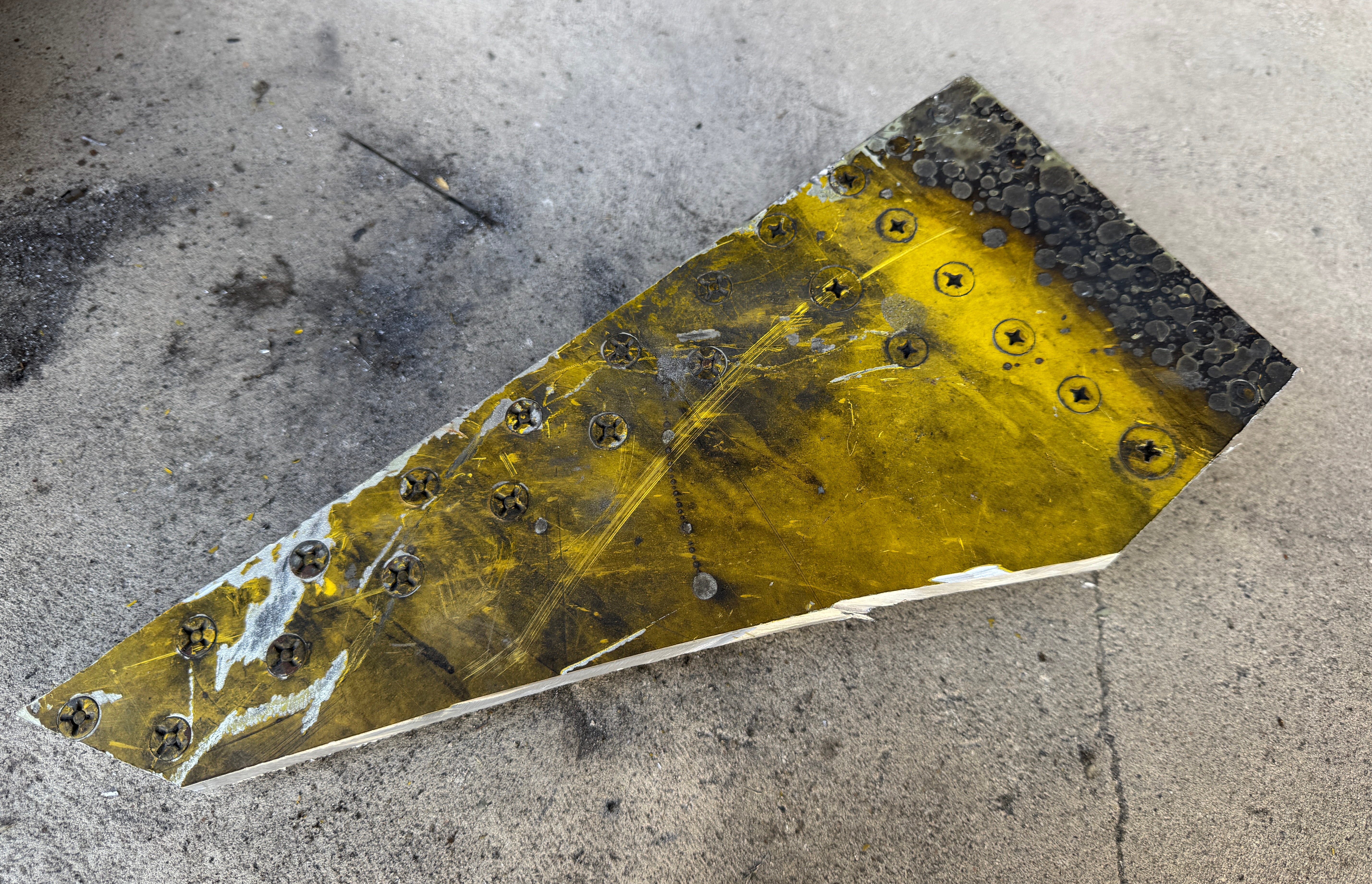 Trophy part of the wing supersonic fighter-bomber SU 34 russian shot down aviation russia Ukraine war #374