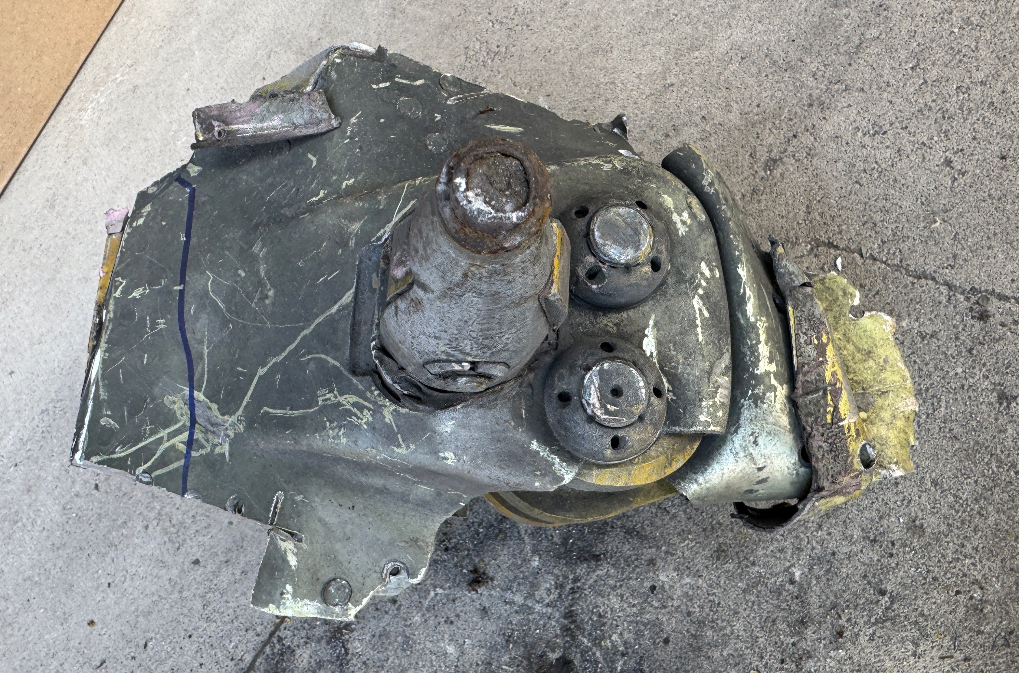 Trophy part of the wing supersonic fighter-bomber SU 34 russian shot down aviation russia Ukraine war #378