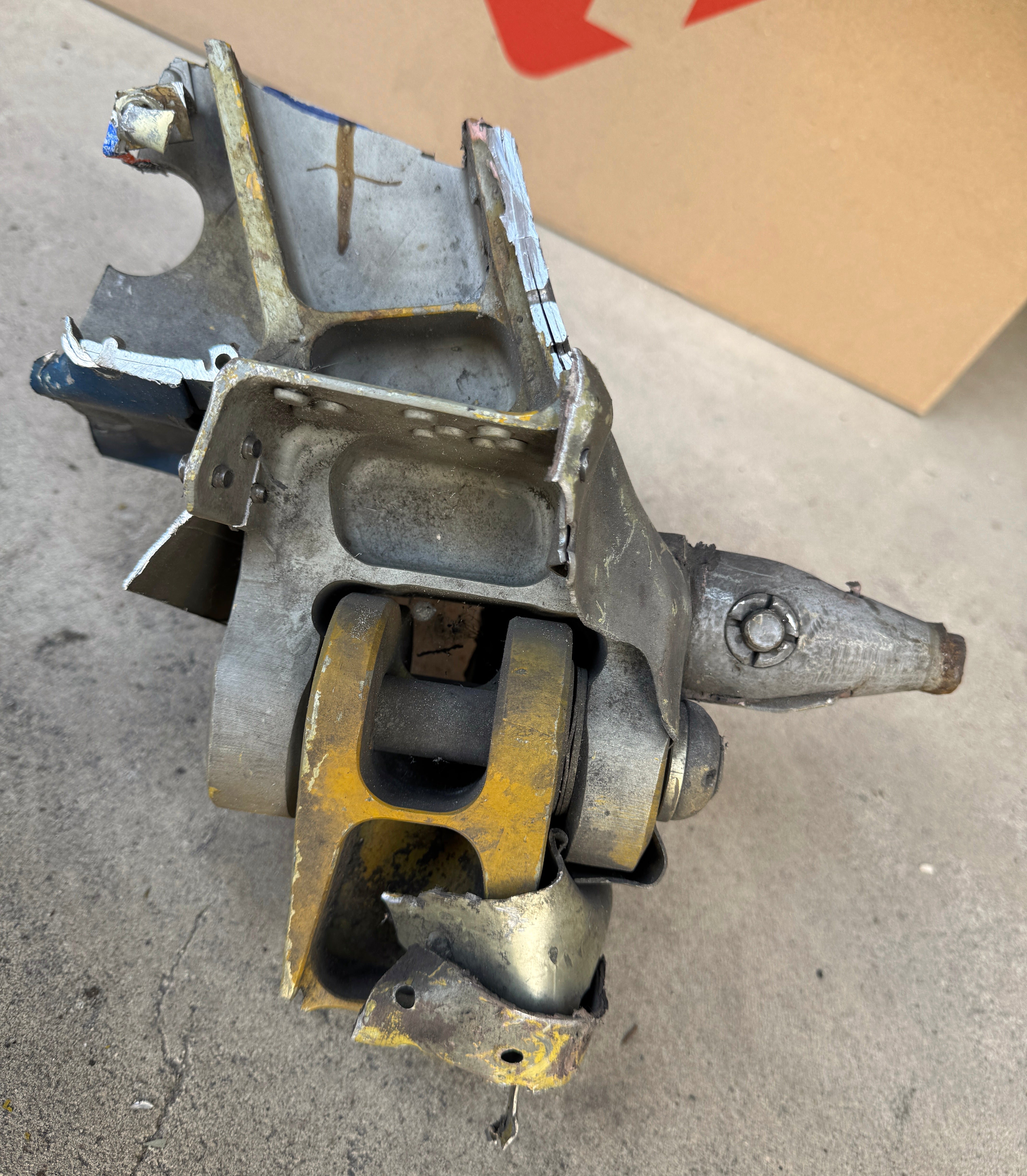 Trophy part of the wing supersonic fighter-bomber SU 34 russian shot down aviation russia Ukraine war #378