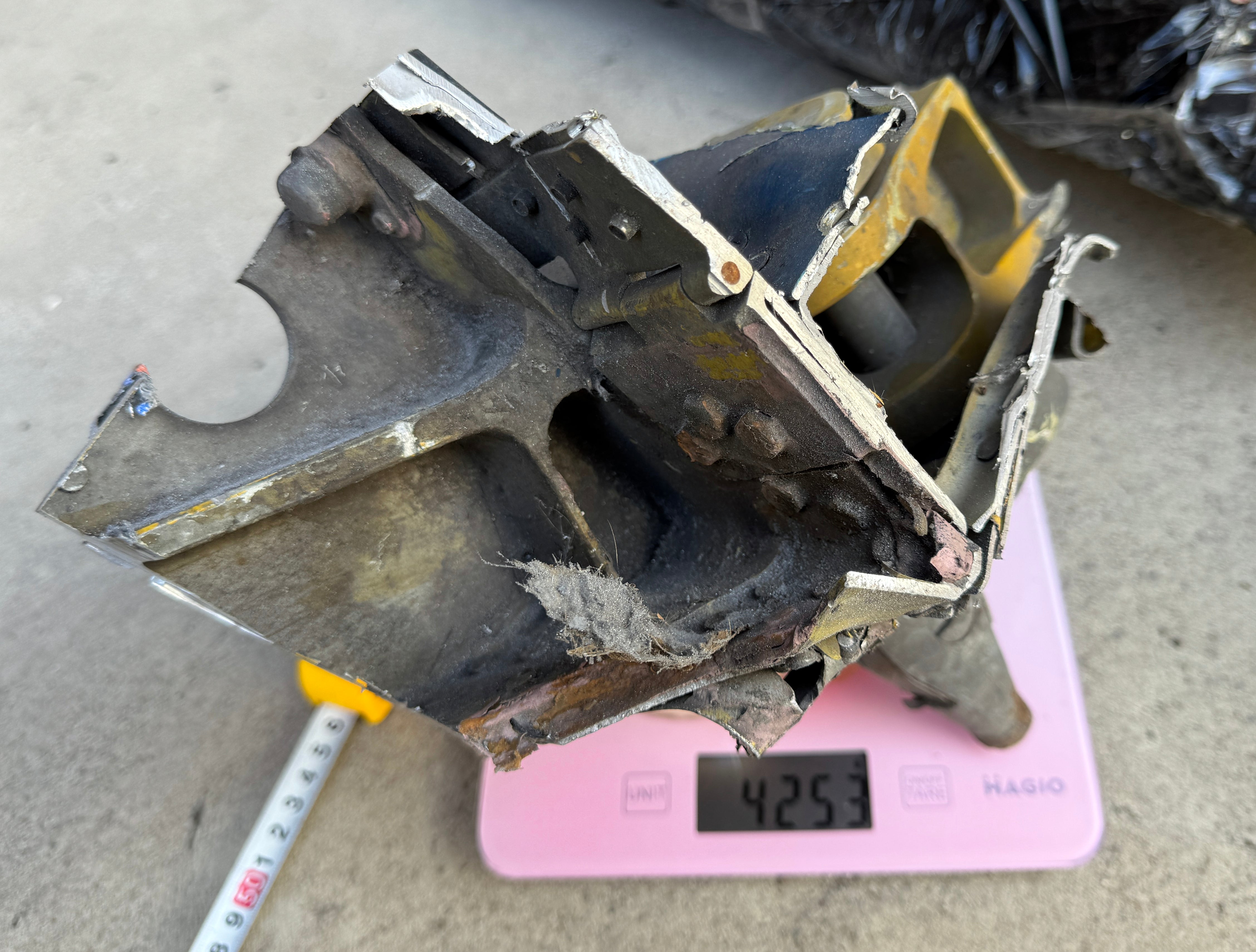 Trophy part of the wing supersonic fighter-bomber SU 34 russian shot down aviation russia Ukraine war #378