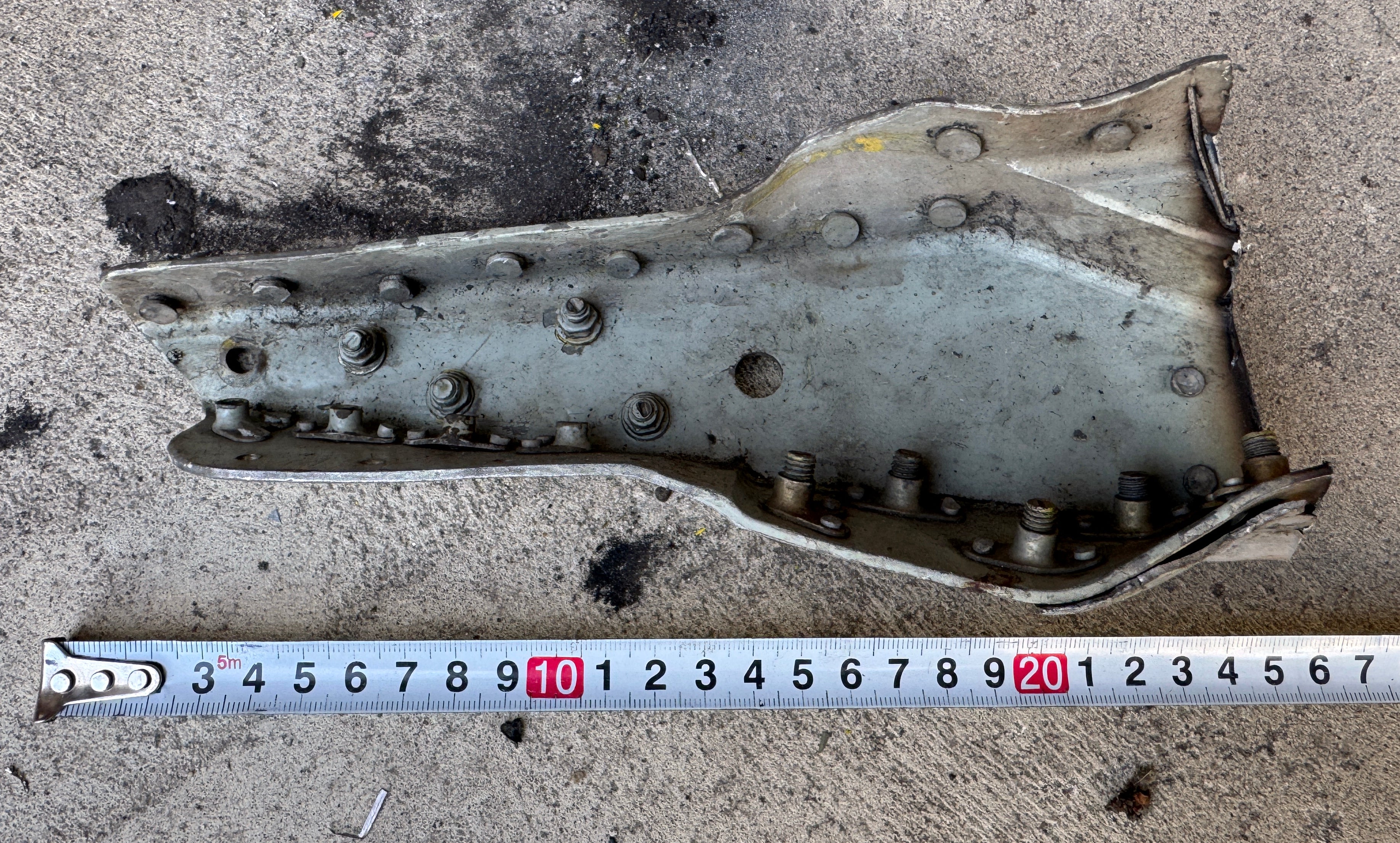Trophy part of wing mechanism supersonic fighter-bomber SU 34 russian shot down aviation russia Ukraine war #338