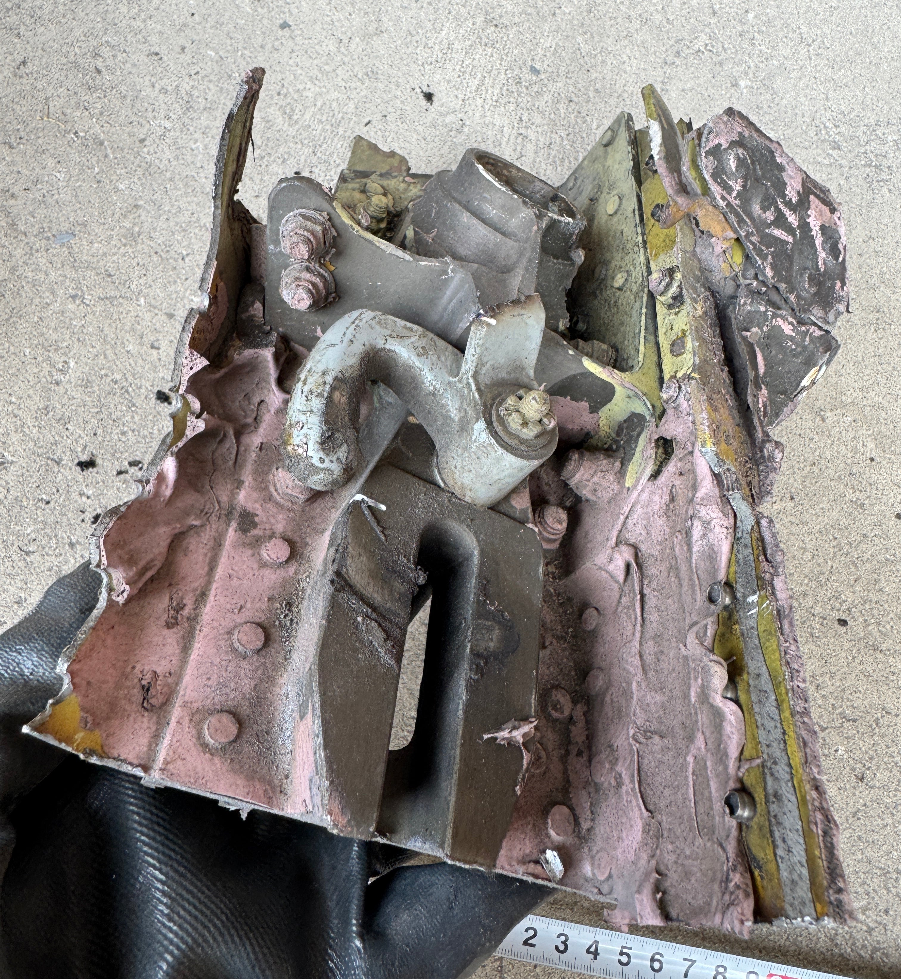 Trophy part of the front-line supersonic fighter-bomber SU 34 russian shot down aviation russia Ukraine war #355