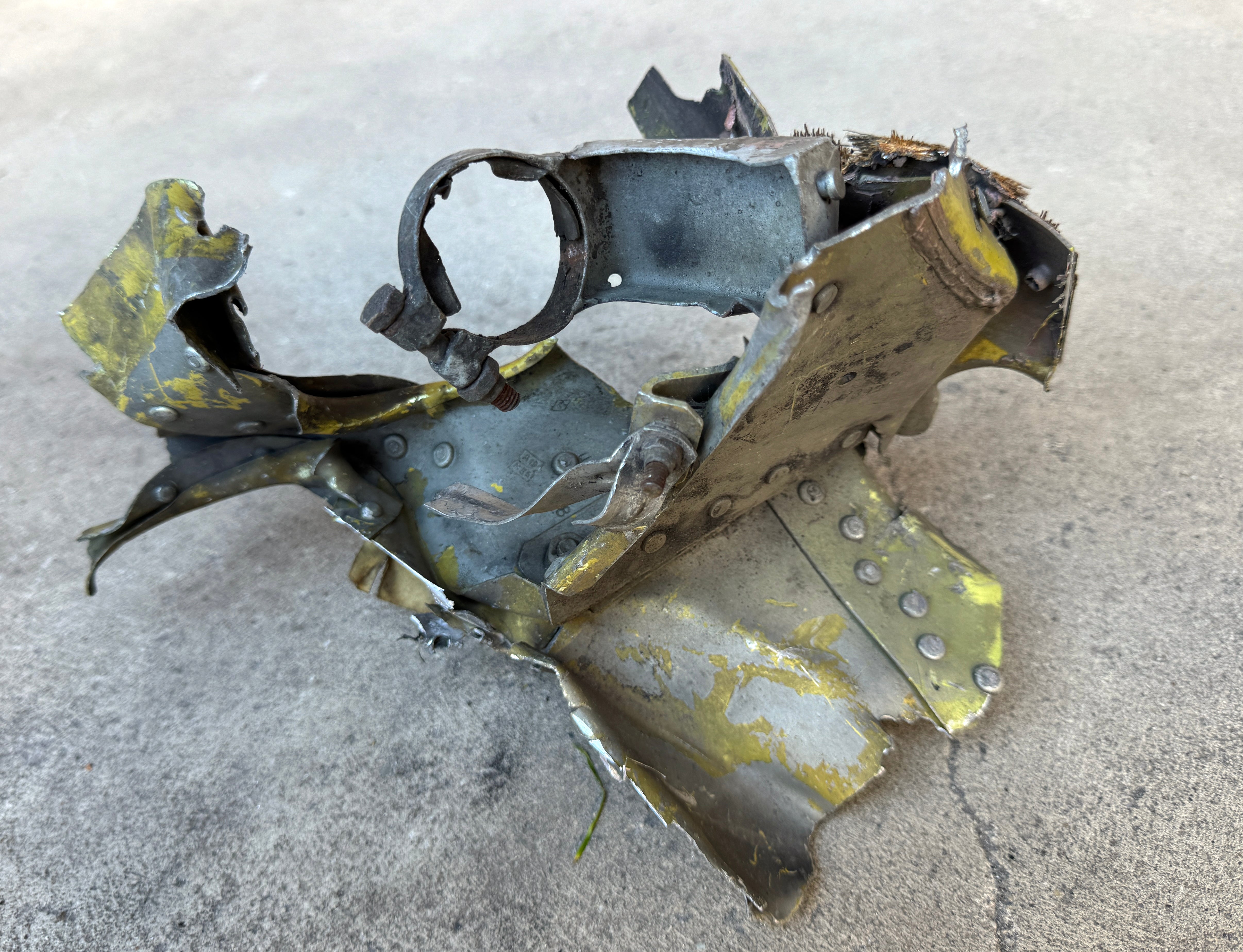 Trophy part of the front-line supersonic fighter-bomber SU 34 russian shot down aviation russia Ukraine war #386