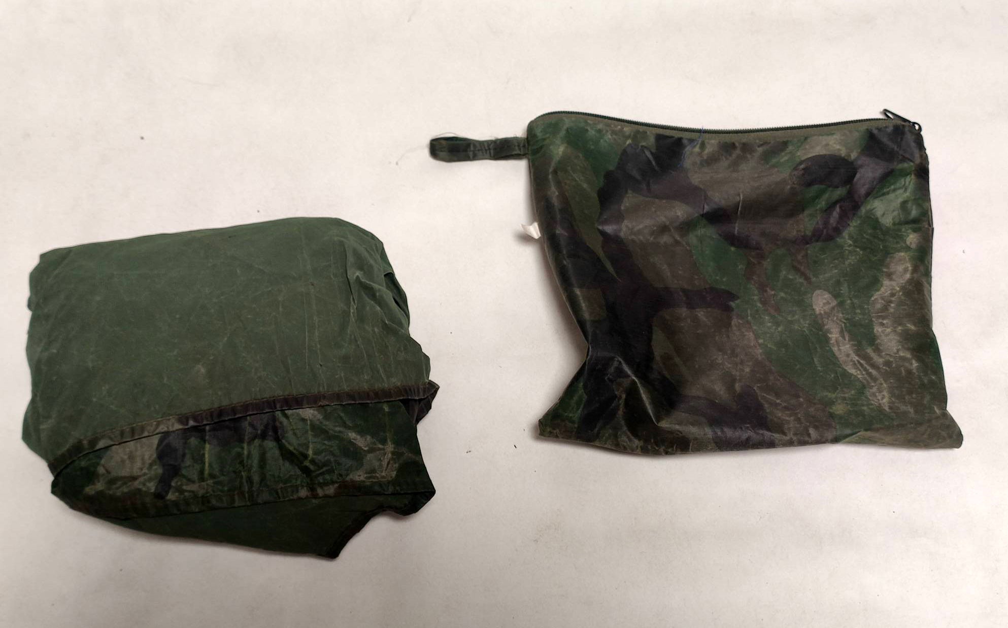 Trophy russian soldier raincoat jacket bag camouflage suit soldier uniform military army Ukraine war 2022-2024 #3