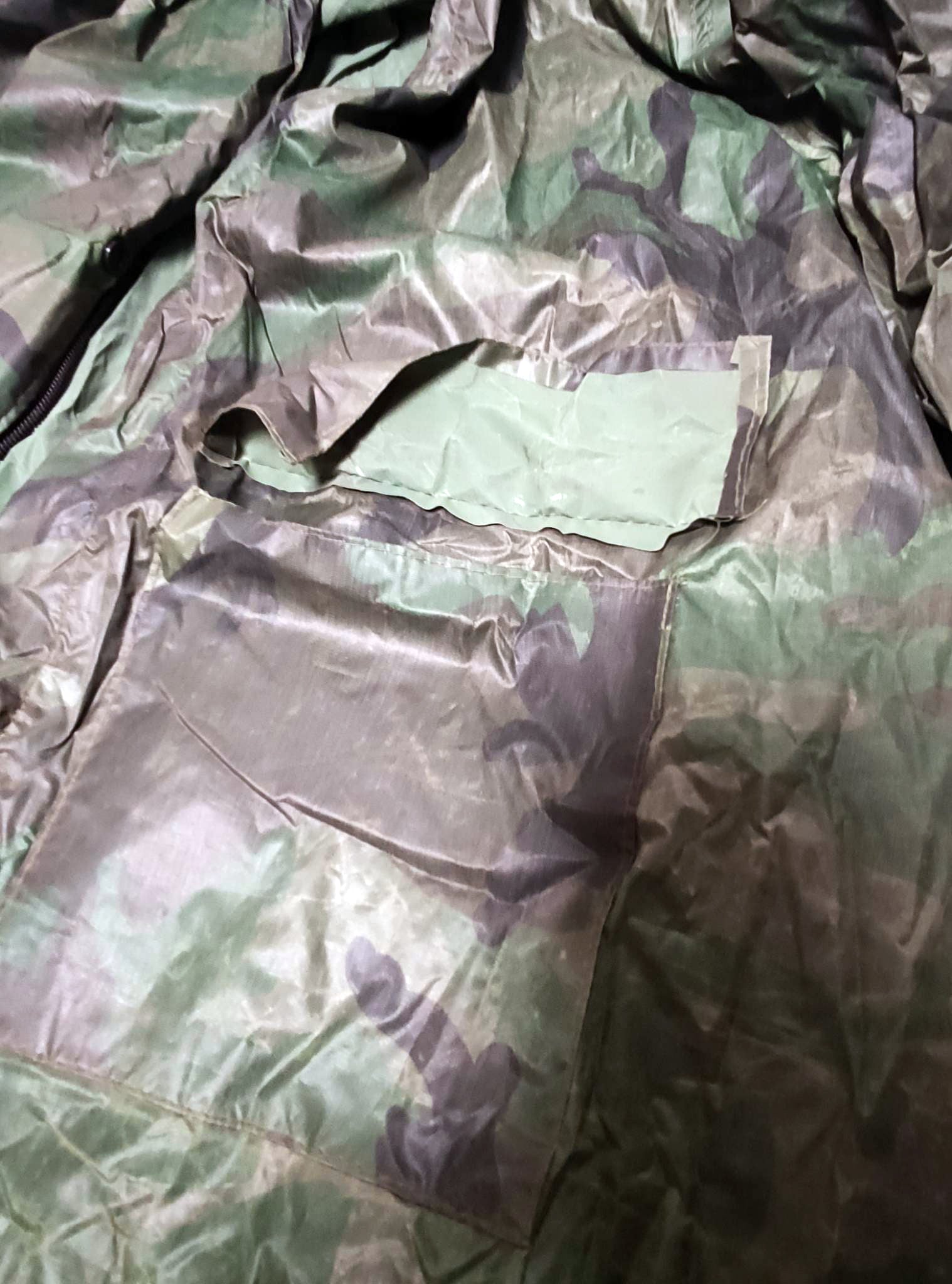 Trophy russian soldier raincoat jacket bag camouflage suit soldier uniform military army Ukraine war 2022-2024 #3