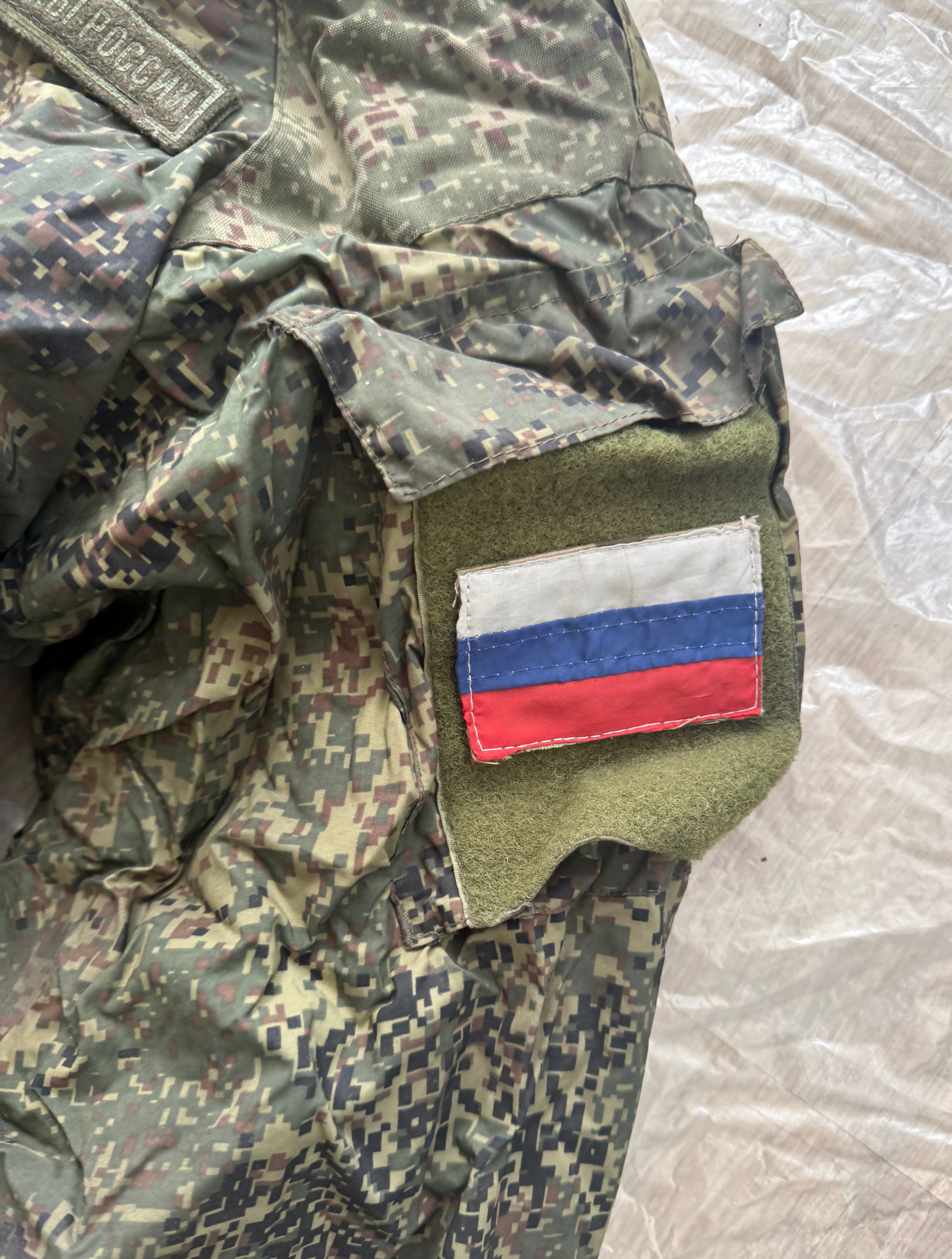 Trophy russian PMC soldier set uniform winter jacket patch costume pants camo russia military army Ukraine war 2022-2024 #8