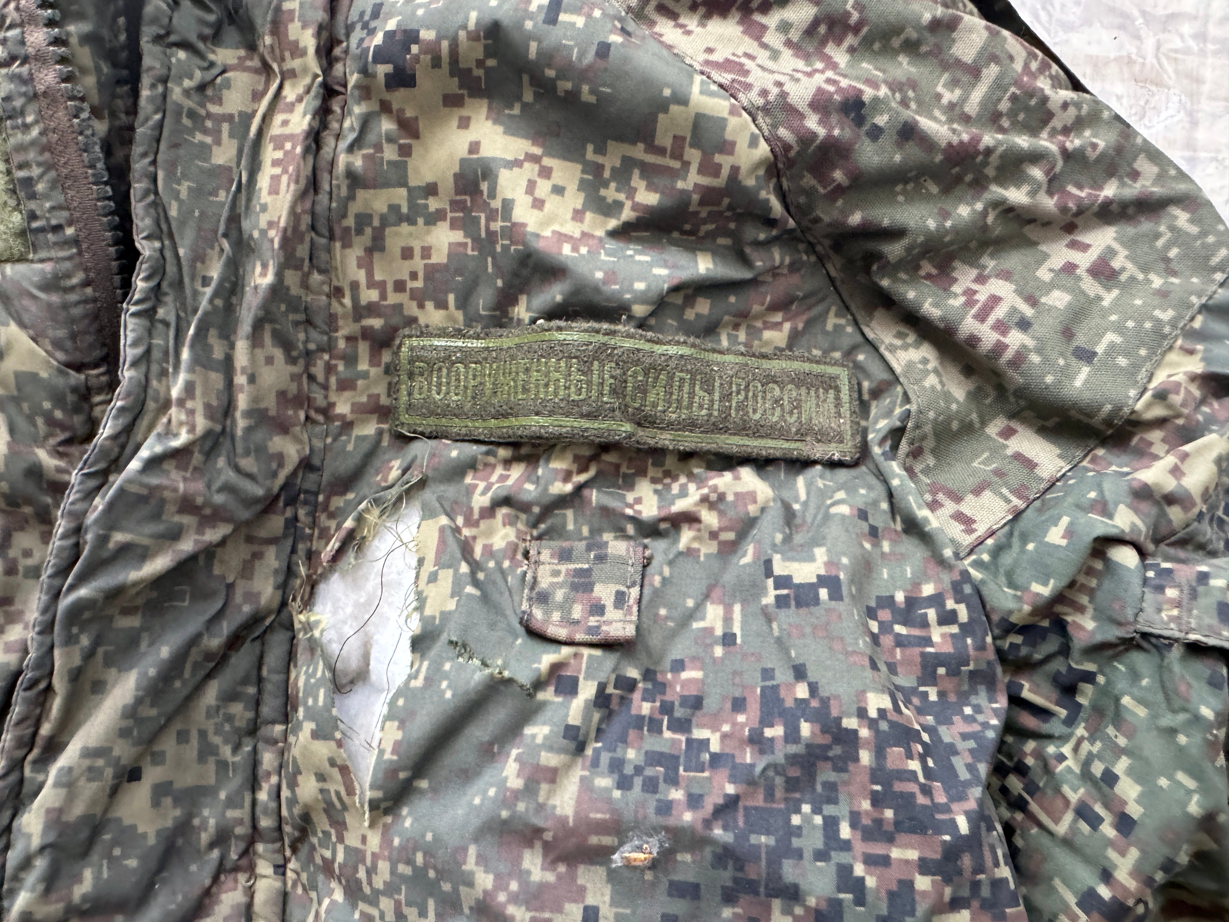 Trophy russian PMC soldier set uniform winter jacket patch costume pants camo russia military army Ukraine war 2022-2024 #8
