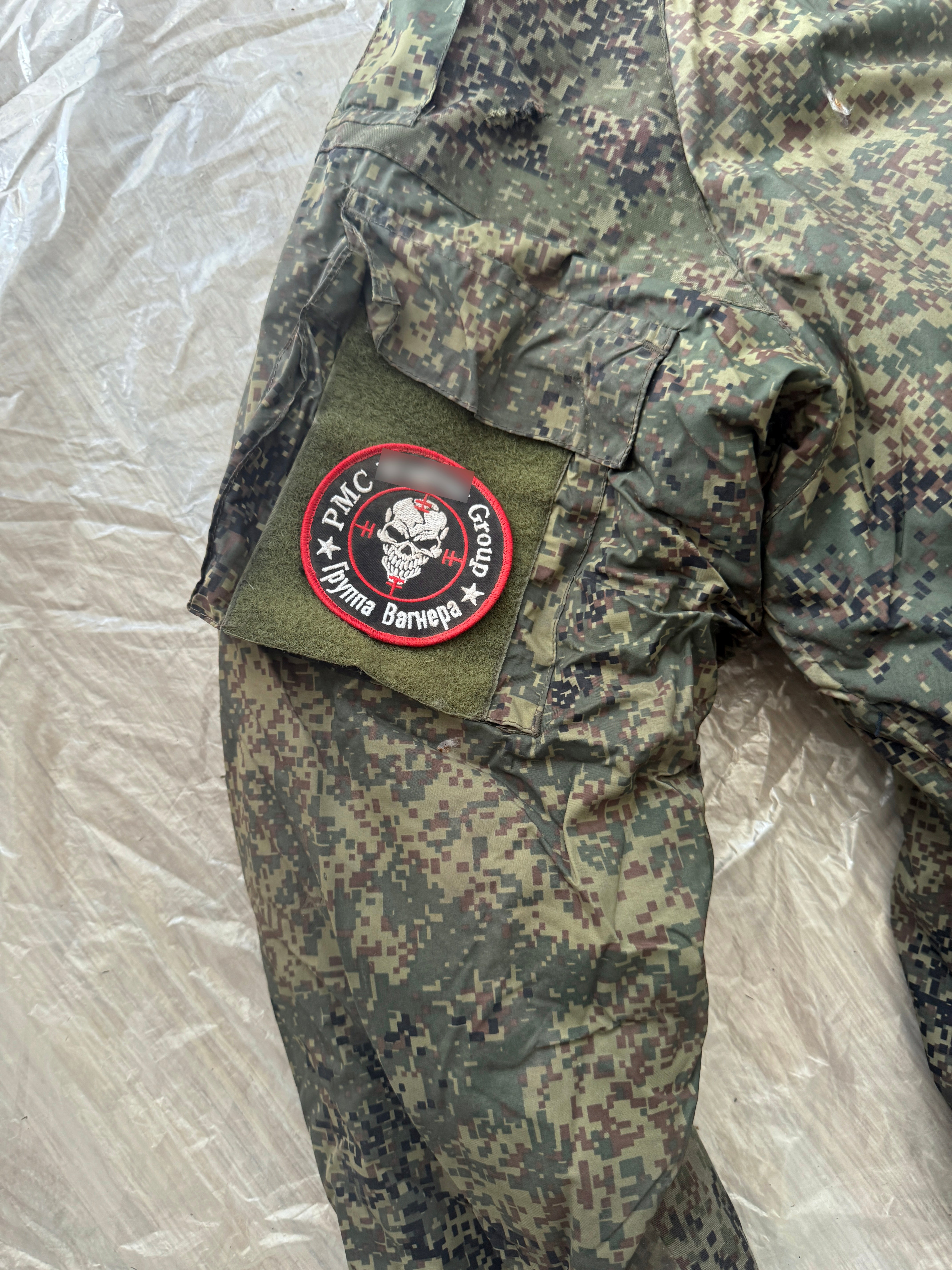 Trophy russian PMC soldier set uniform winter jacket patch costume pants camo russia military army Ukraine war 2022-2024 #8