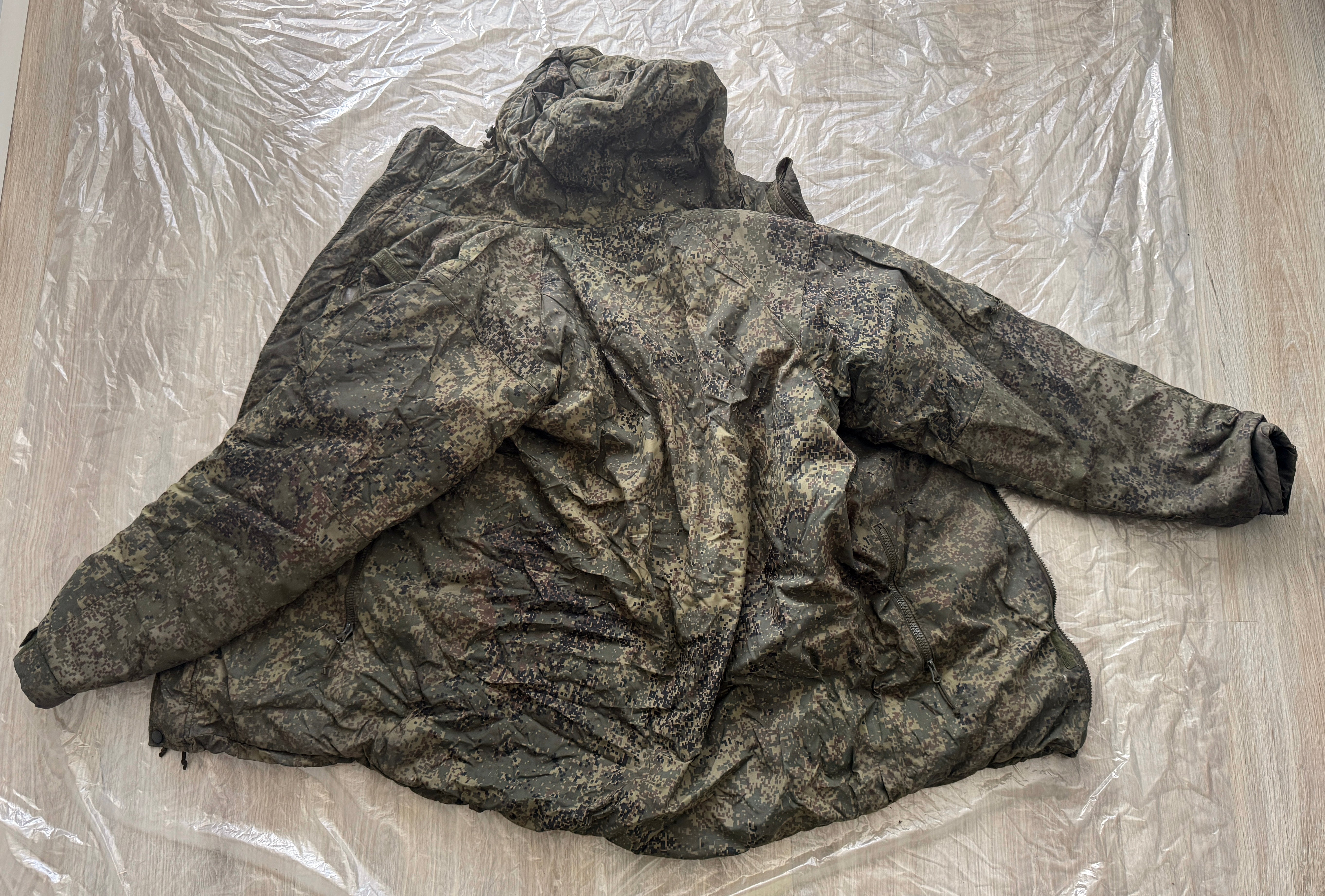 Trophy russian PMC soldier set uniform winter jacket patch costume pants camo russia military army Ukraine war 2022-2024 #8