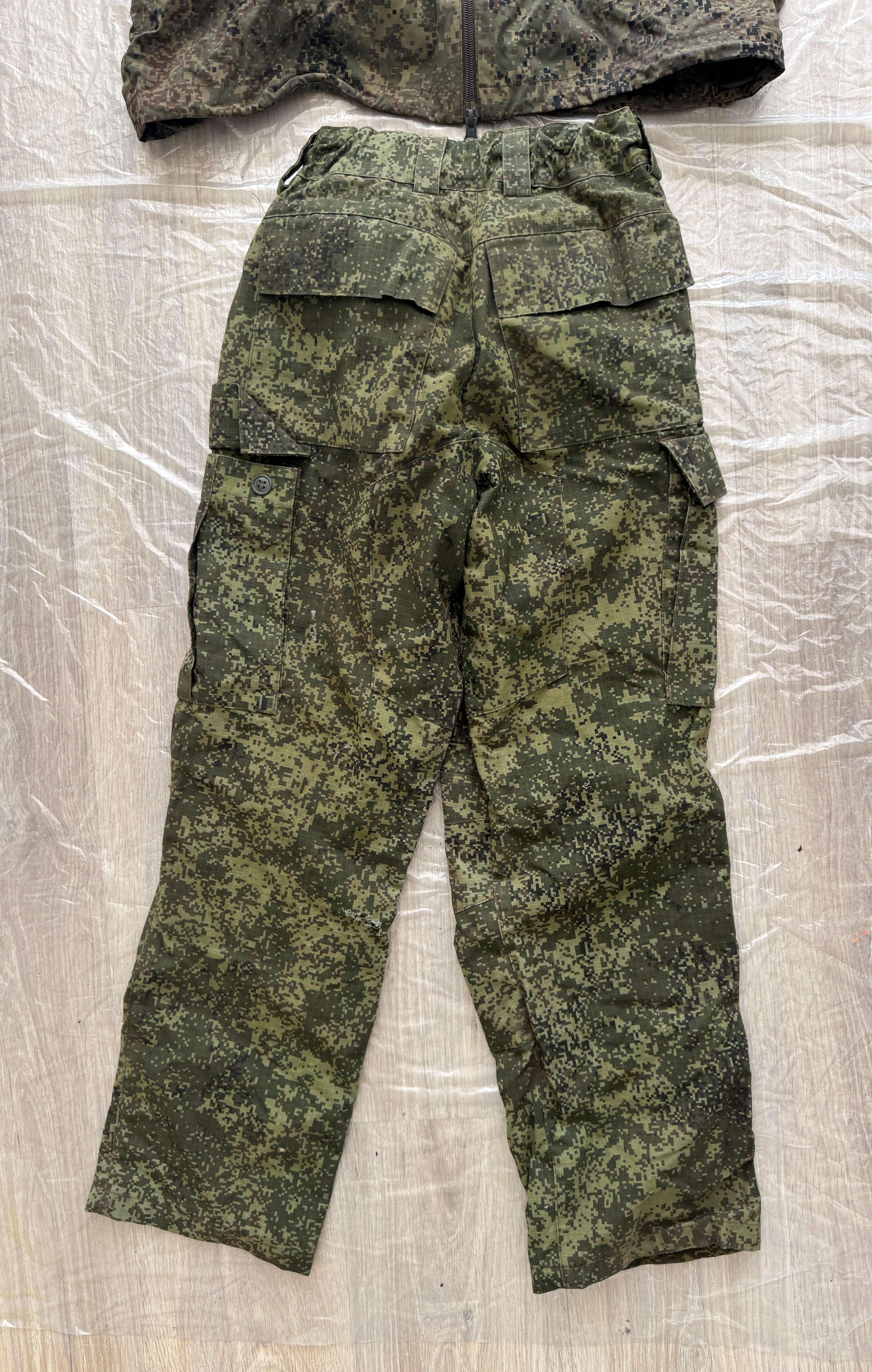 Trophy russian soldier set uniform jacket cap patch costume pants camo russia military army Ukraine war 2022-2024 #12