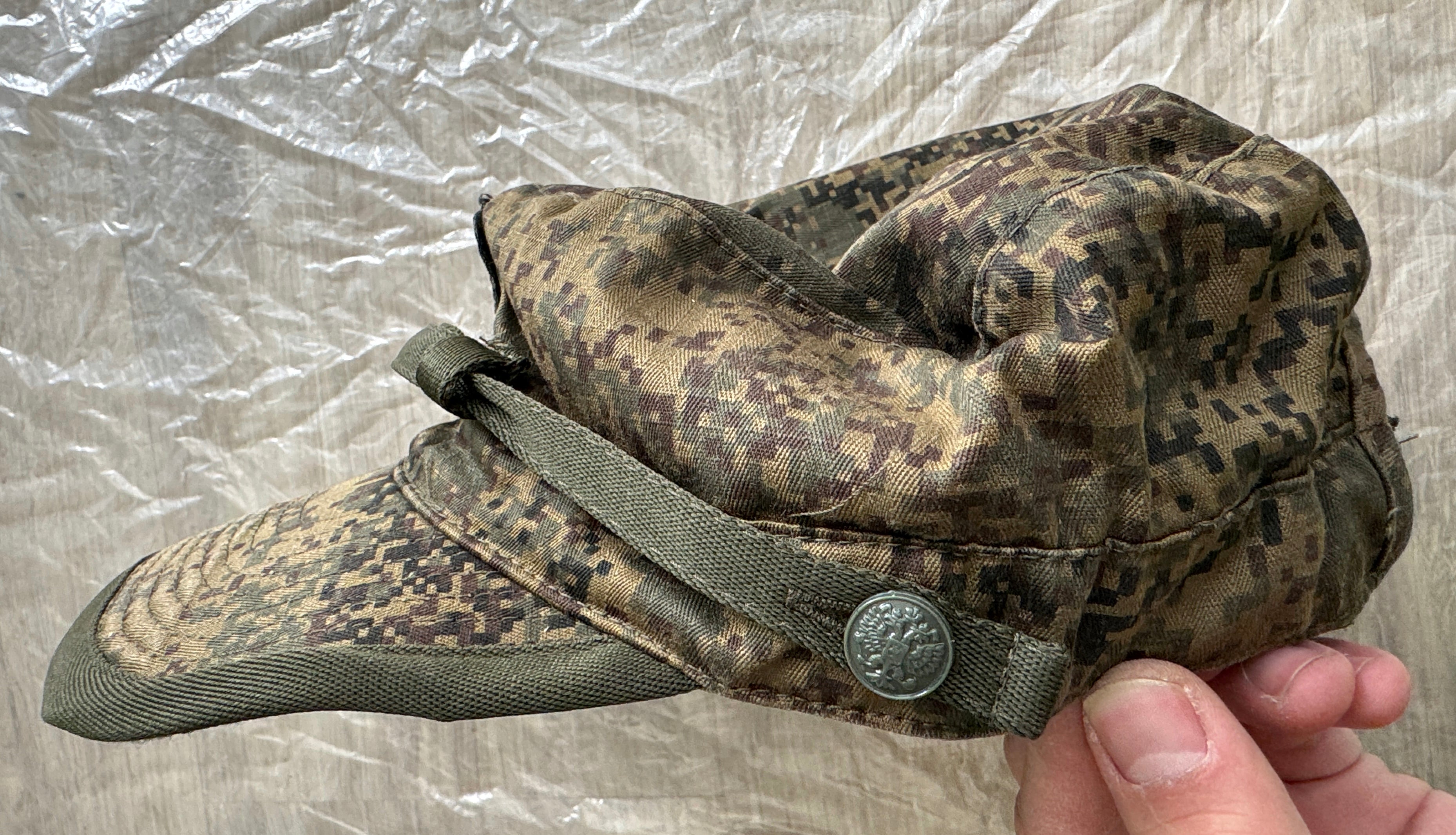 Trophy russian soldier set uniform jacket cap patch costume pants camo russia military army Ukraine war 2022-2024 #12