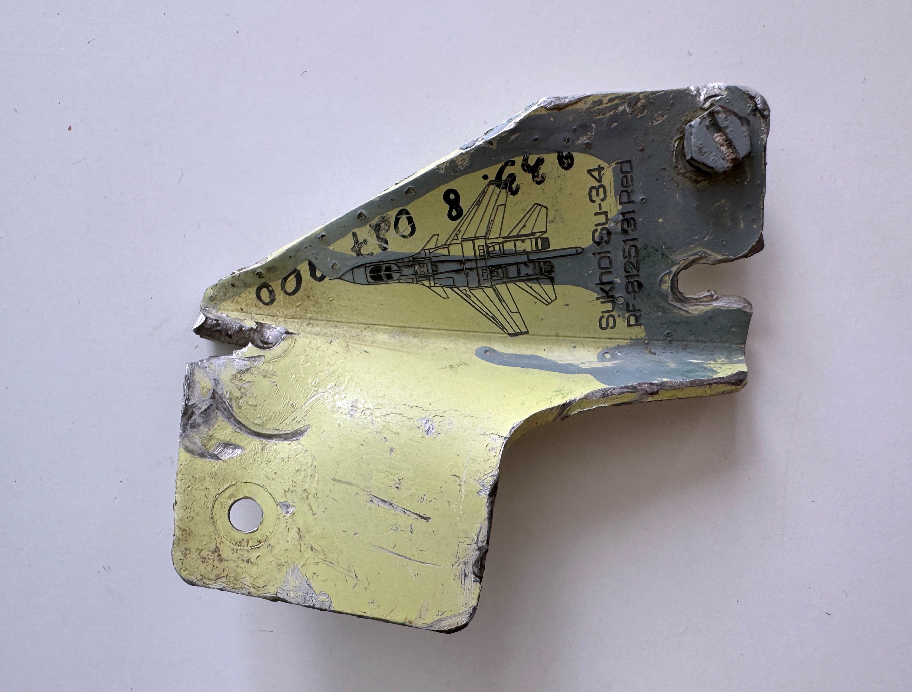 Trophy part of the front-line supersonic fighter-bomber SU 34 russian shot down jet aircraft aviation russia Ukraine war #13