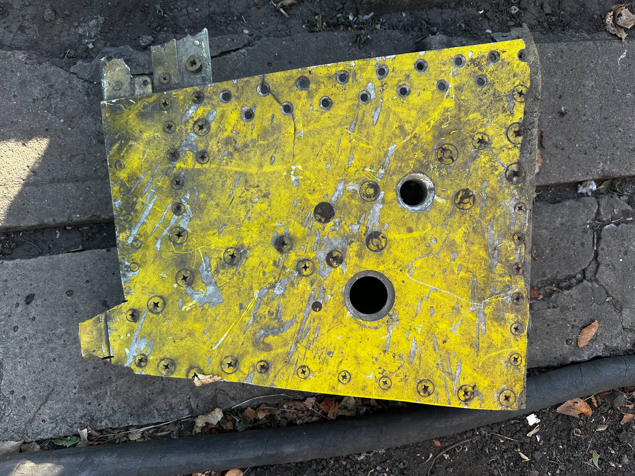 Trophy part of the wing supersonic fighter-bomber SU 34 russian shot down aviation russia Ukraine war #375