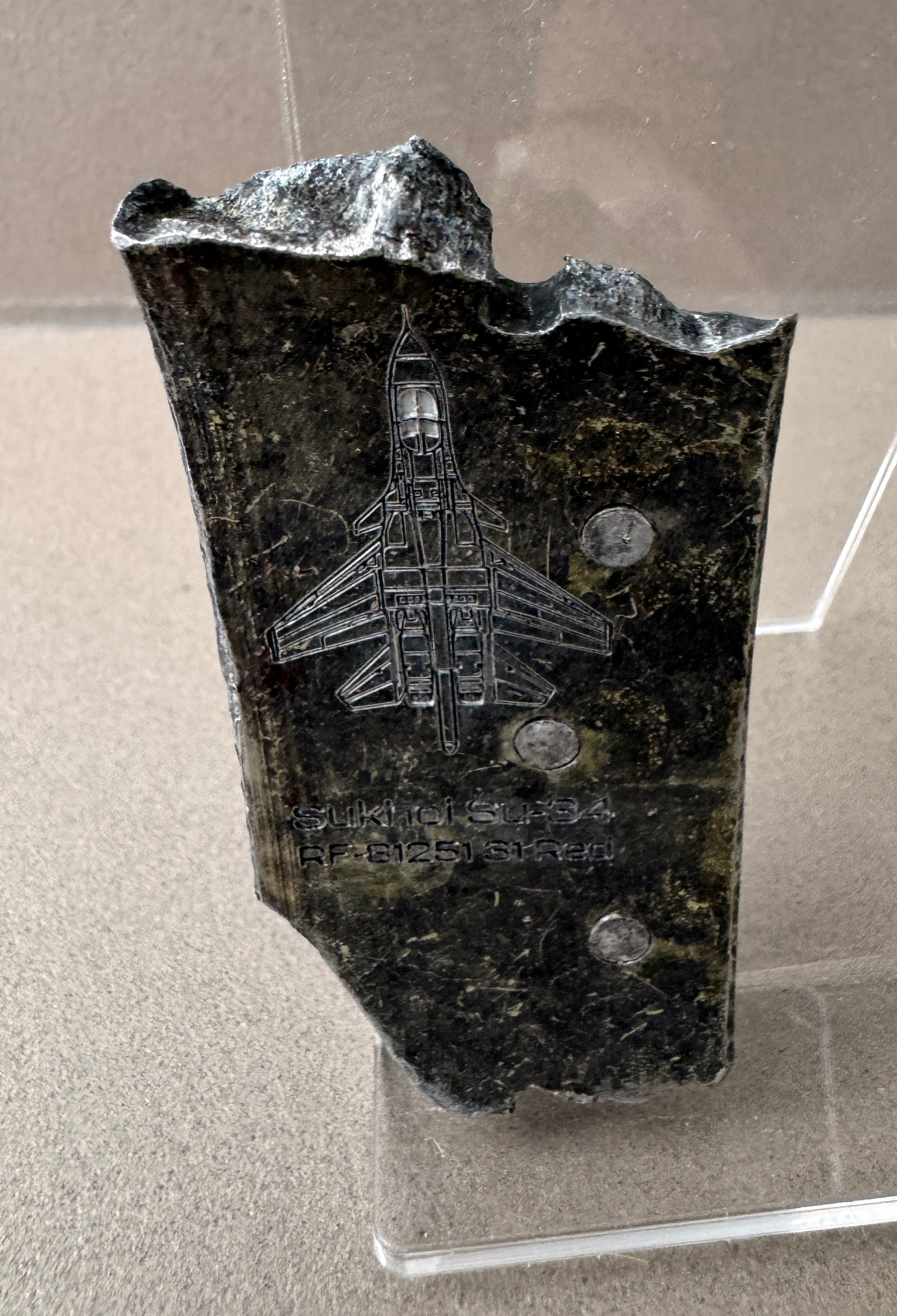 Trophy part of the front-line supersonic fighter-bomber SU 34 russian shot down jet aircraft aviation russia Ukraine war #32
