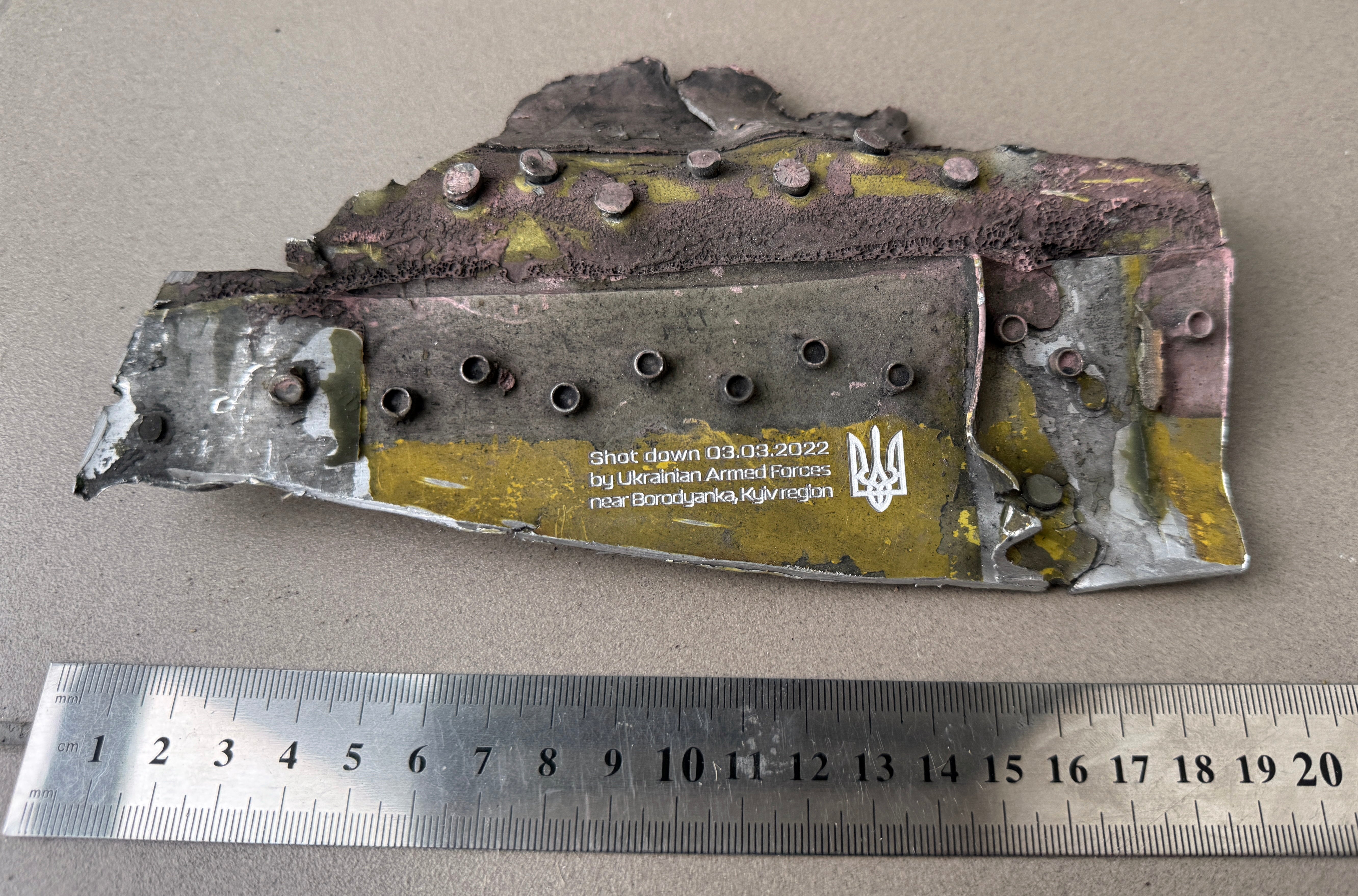 Trophy part of the front-line supersonic fighter-bomber SU 34 russian shot down aviation russia Ukraine war #142