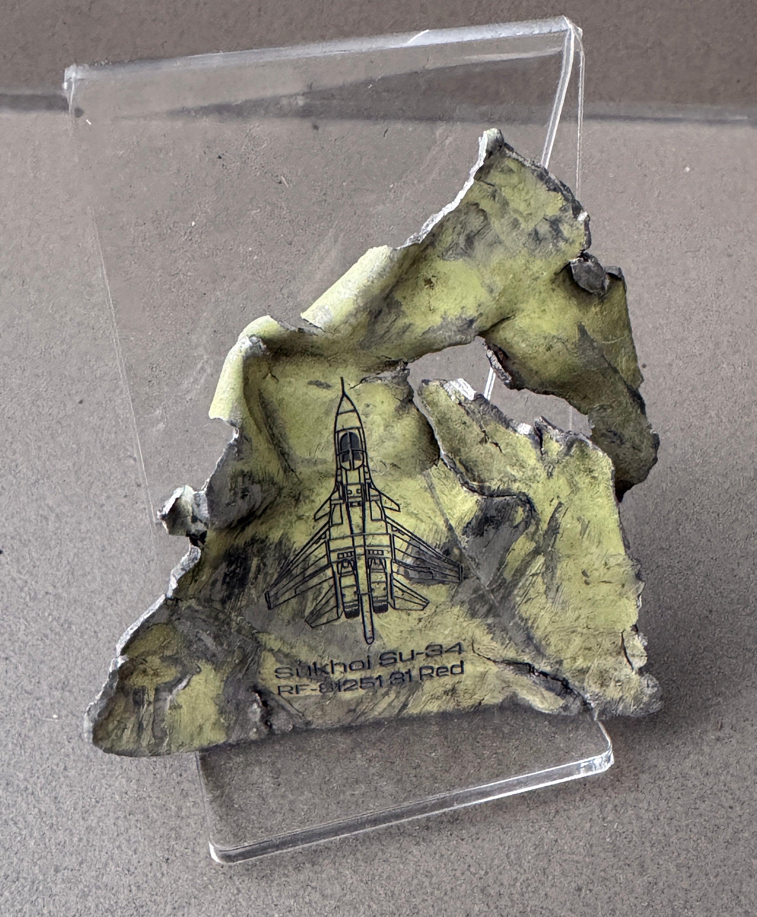 Trophy part of the front-line supersonic fighter-bomber SU 34 russian shot down jet aircraft aviation russia Ukraine war #27