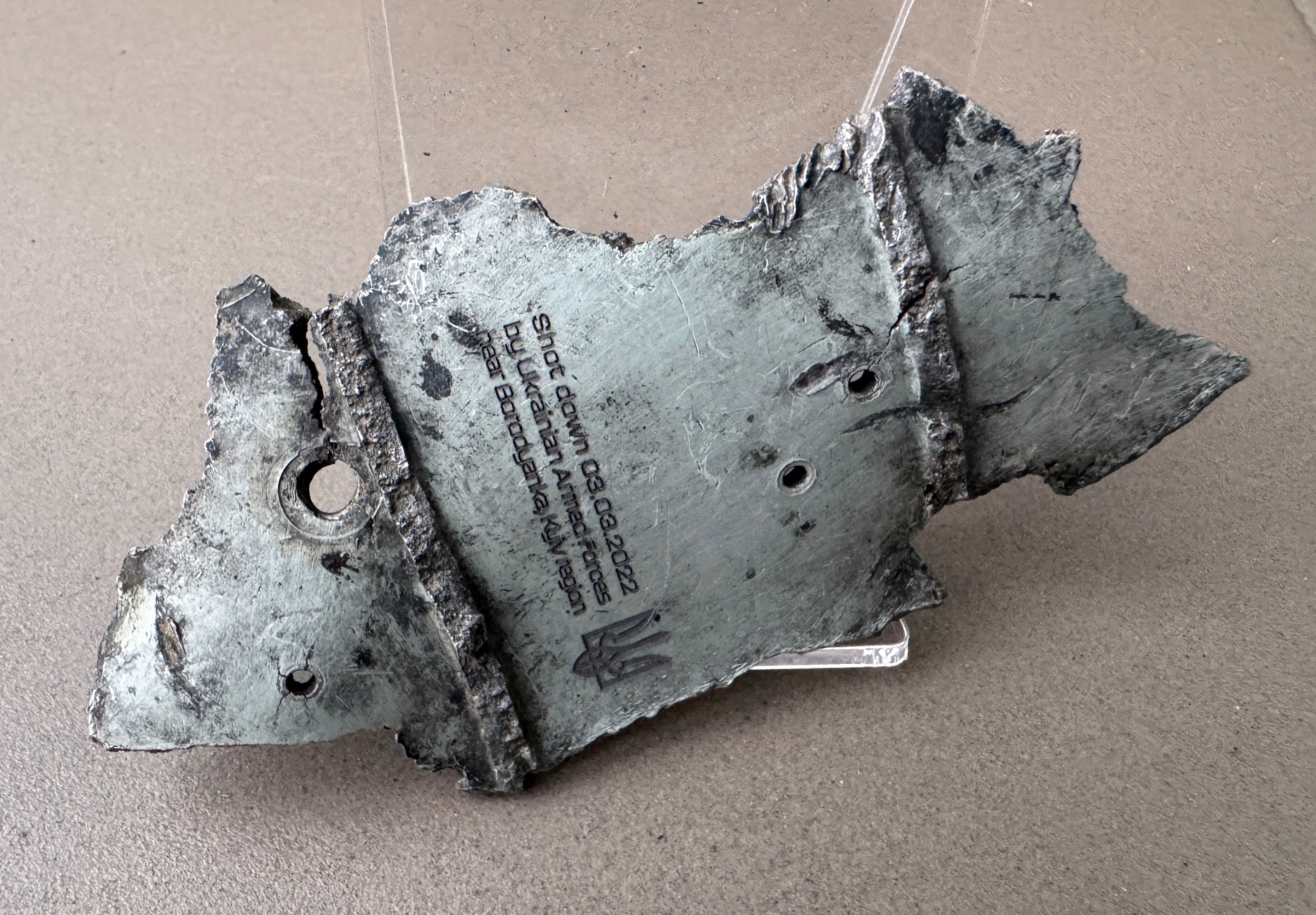 Trophy part of the front-line supersonic fighter-bomber SU 34 russian shot down jet aircraft aviation russia Ukraine war #26