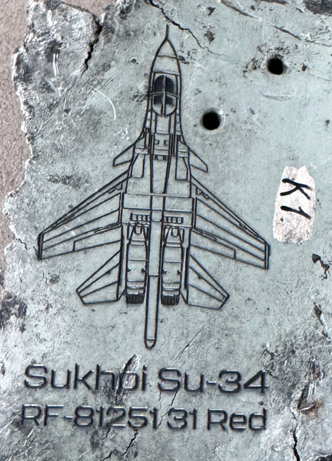Trophy part of the front-line supersonic fighter-bomber SU 34 russian shot down jet aircraft aviation russia Ukraine war #26