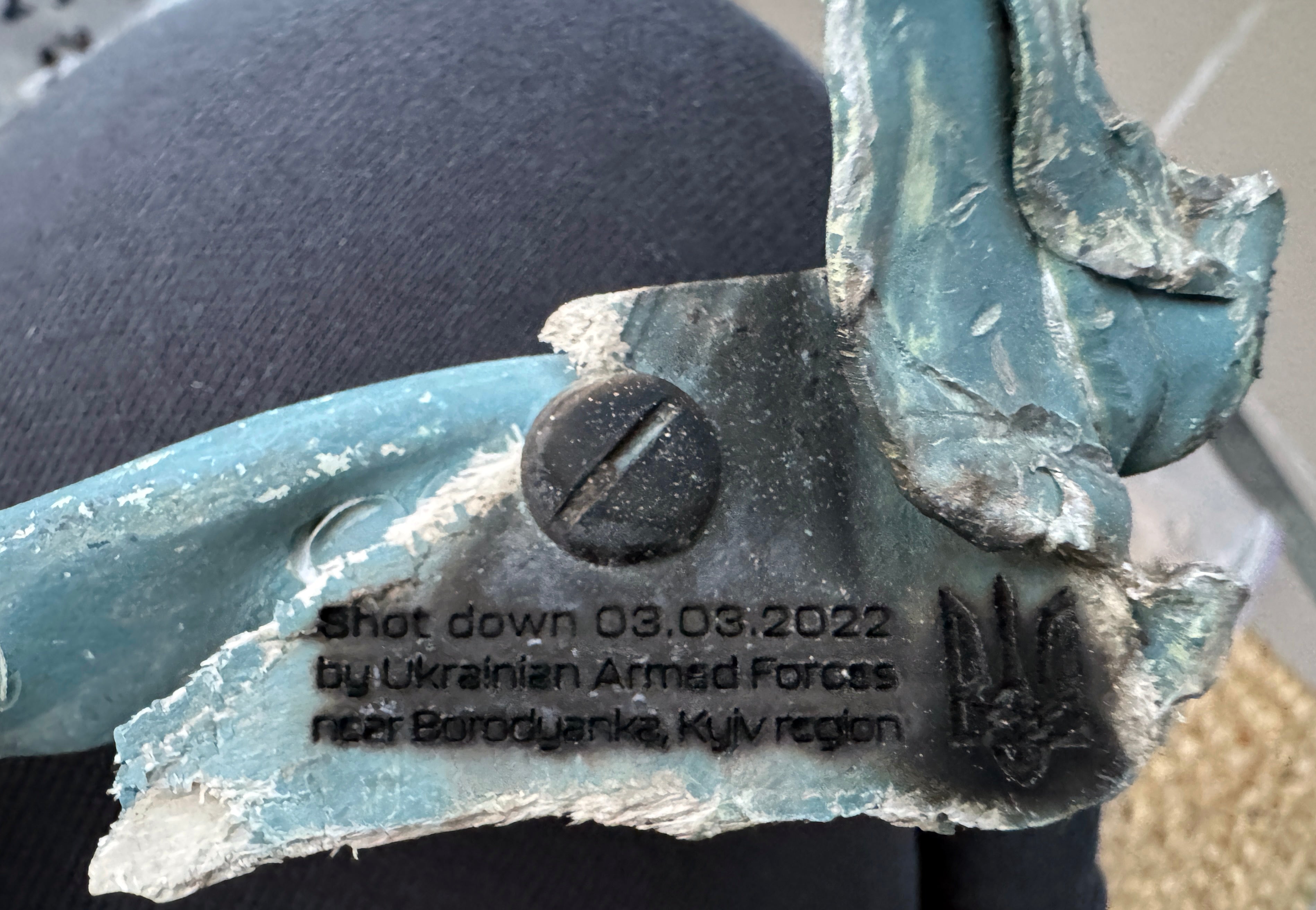 Trophy part of the front-line supersonic fighter-bomber SU 34 russian shot down jet aircraft aviation russia Ukraine war #18