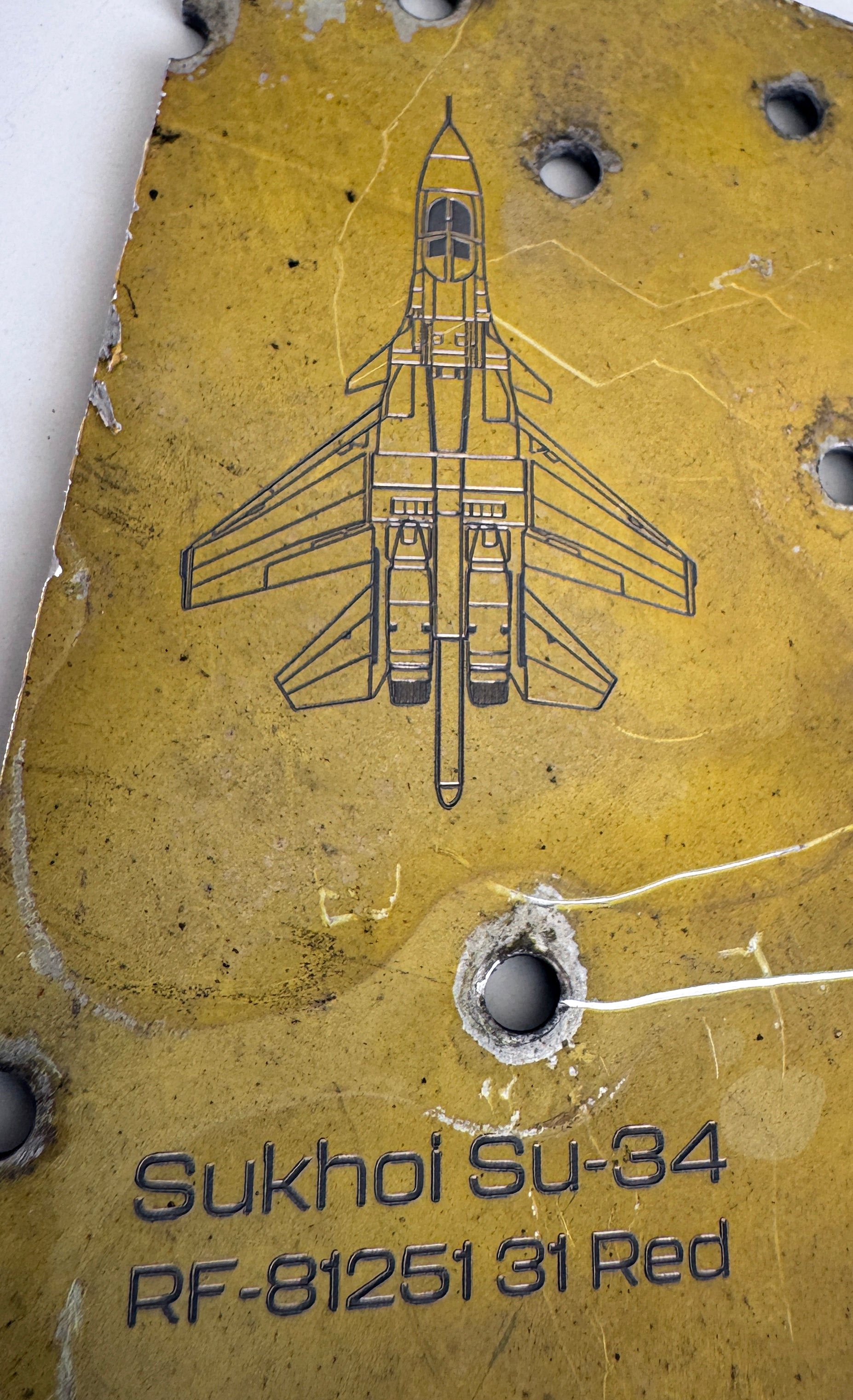 Trophy part of the front-line supersonic fighter-bomber SU 34 russian shot down aviation russia Ukraine war #61