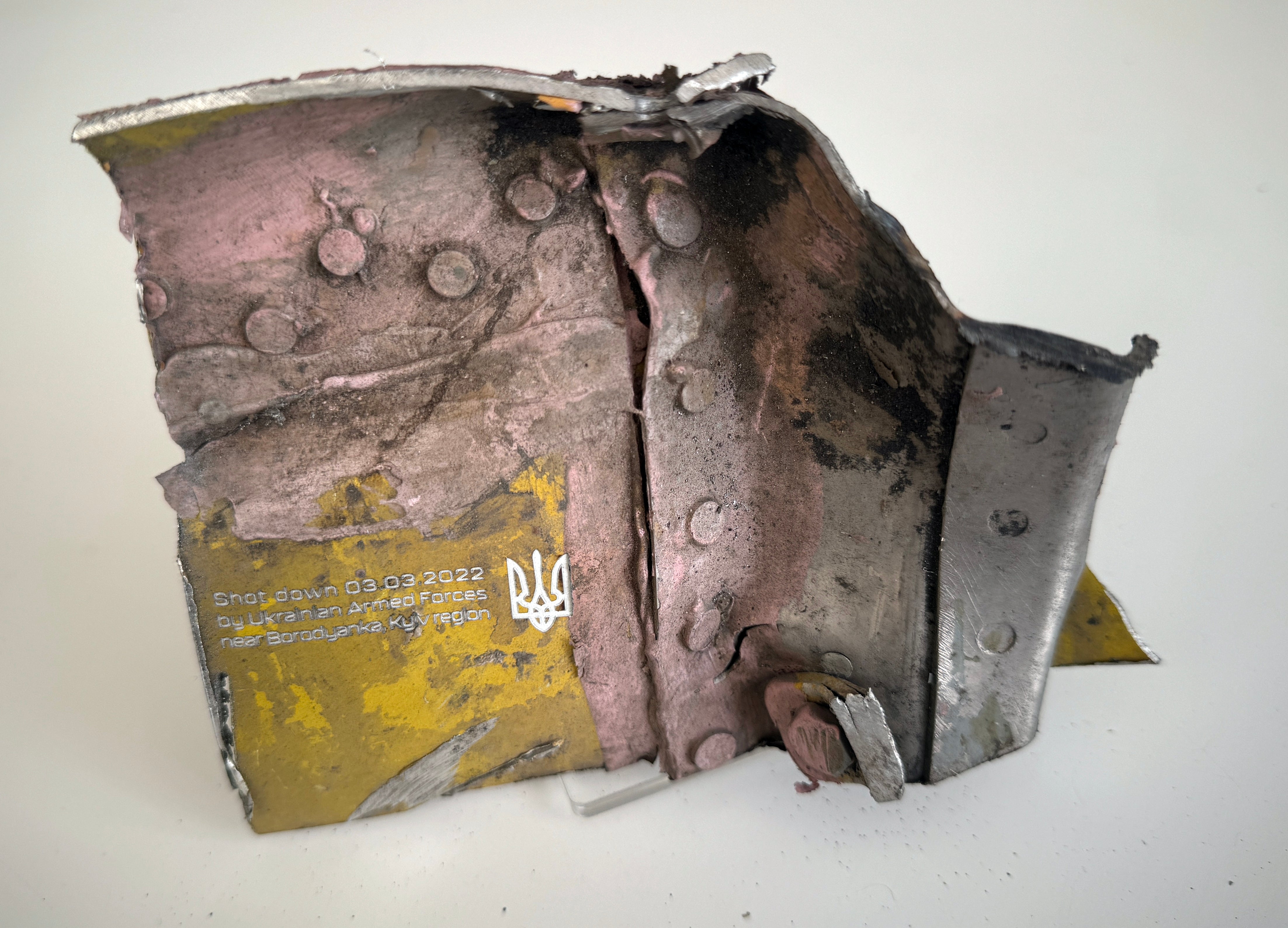 Trophy part of the front-line supersonic fighter-bomber SU 34 russian shot down aviation russia Ukraine war #134