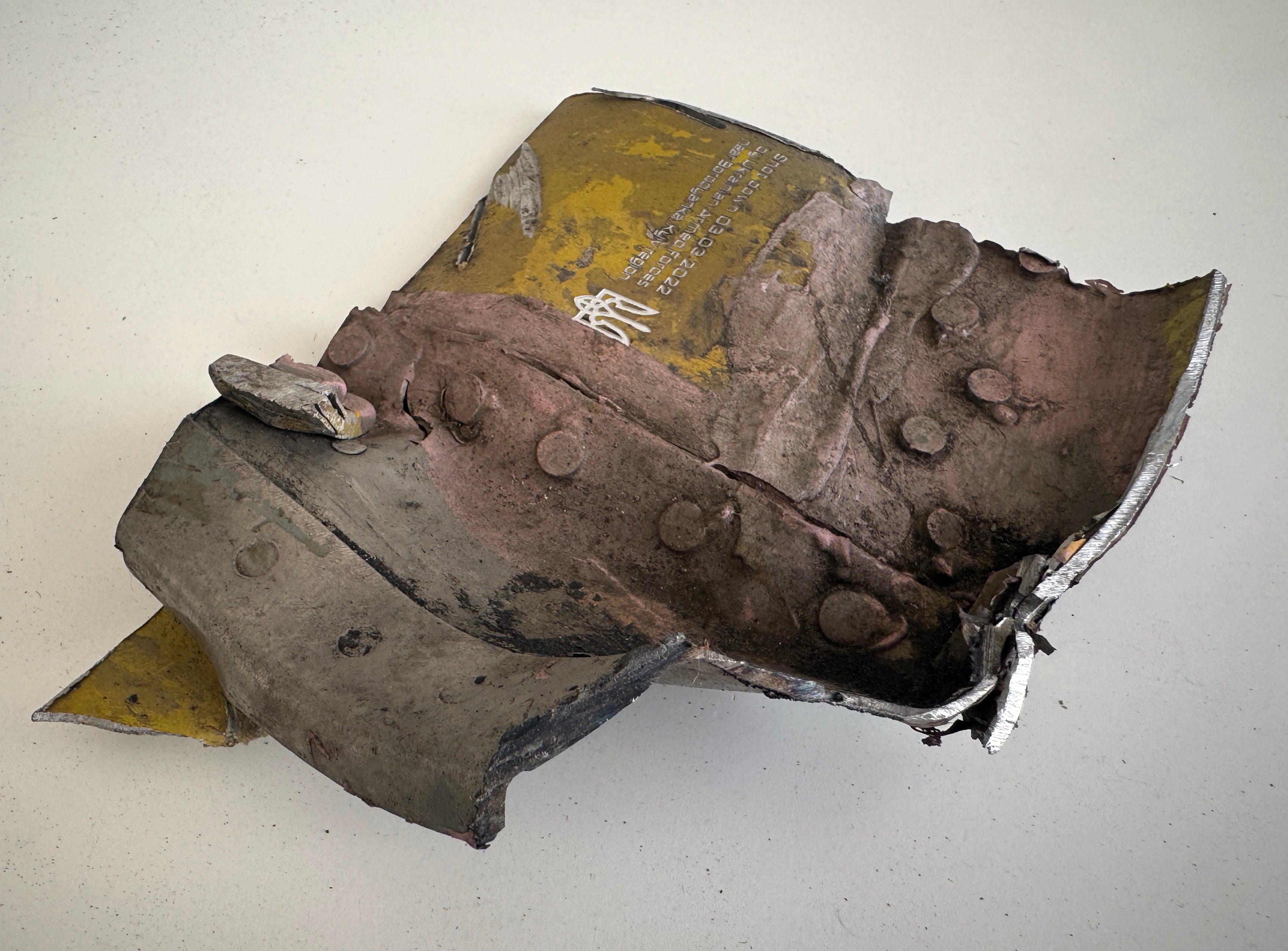 Trophy part of the front-line supersonic fighter-bomber SU 34 russian shot down aviation russia Ukraine war #134