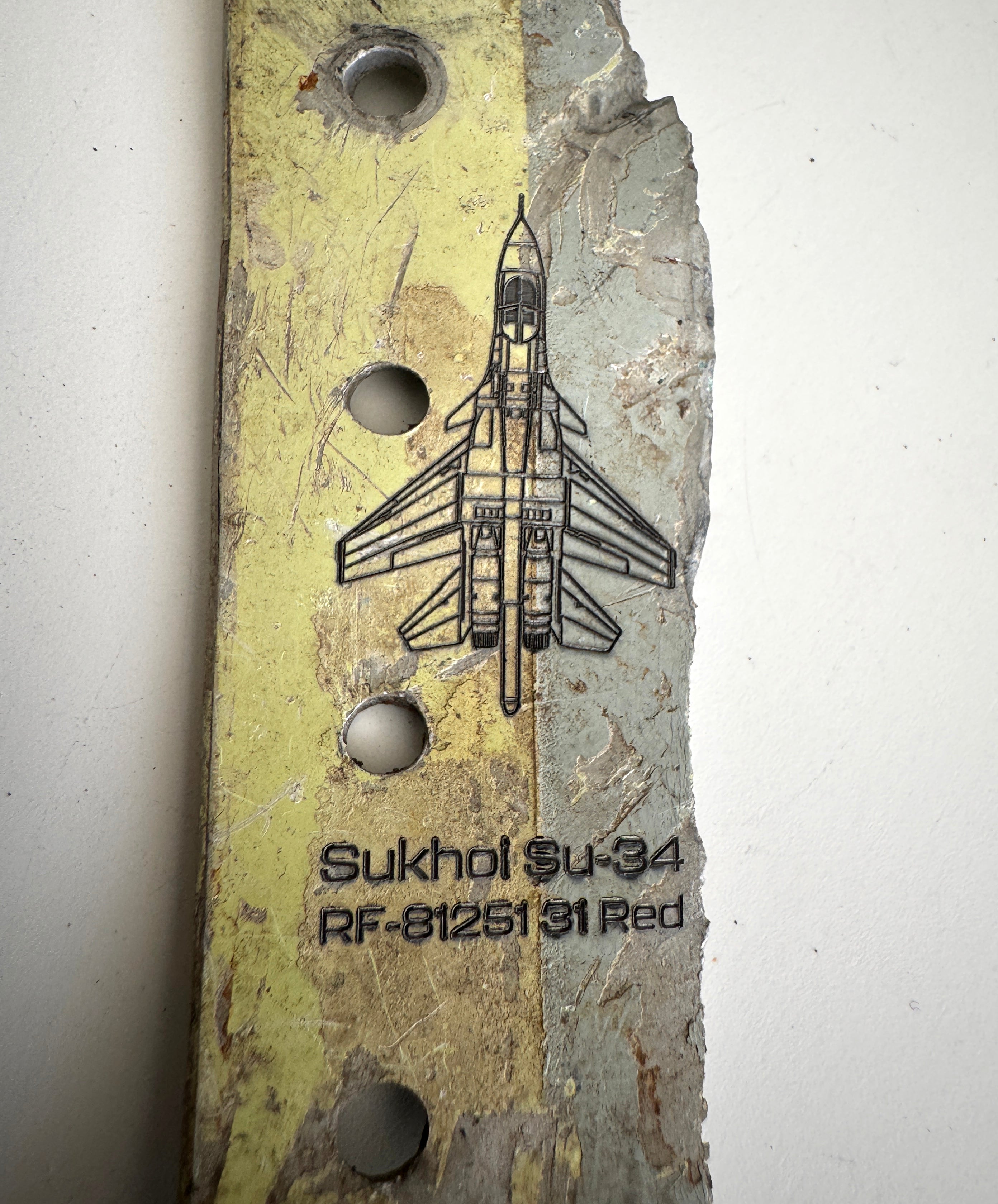 Trophy part of the front-line supersonic fighter-bomber SU 34 russian shot down jet aircraft aviation russia Ukraine war #31