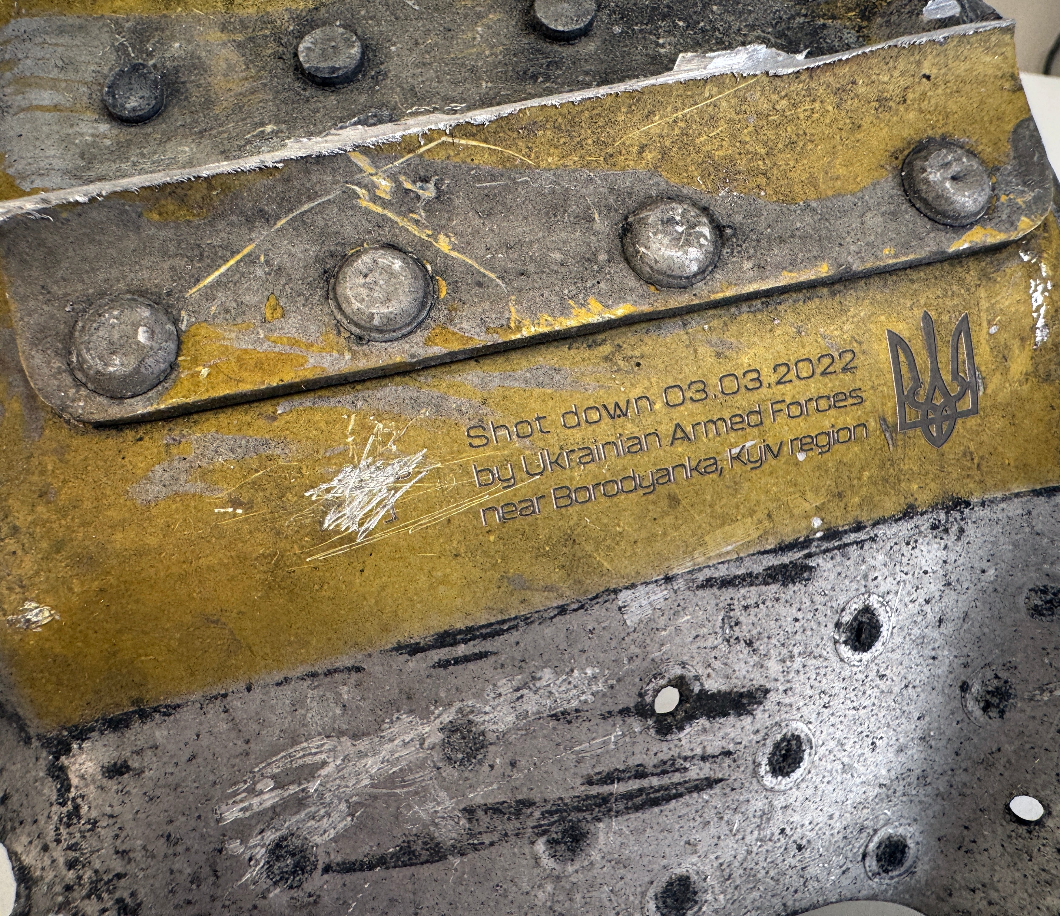 Trophy part of the front-line supersonic fighter-bomber SU 34 russian shot down aviation russia Ukraine war #128