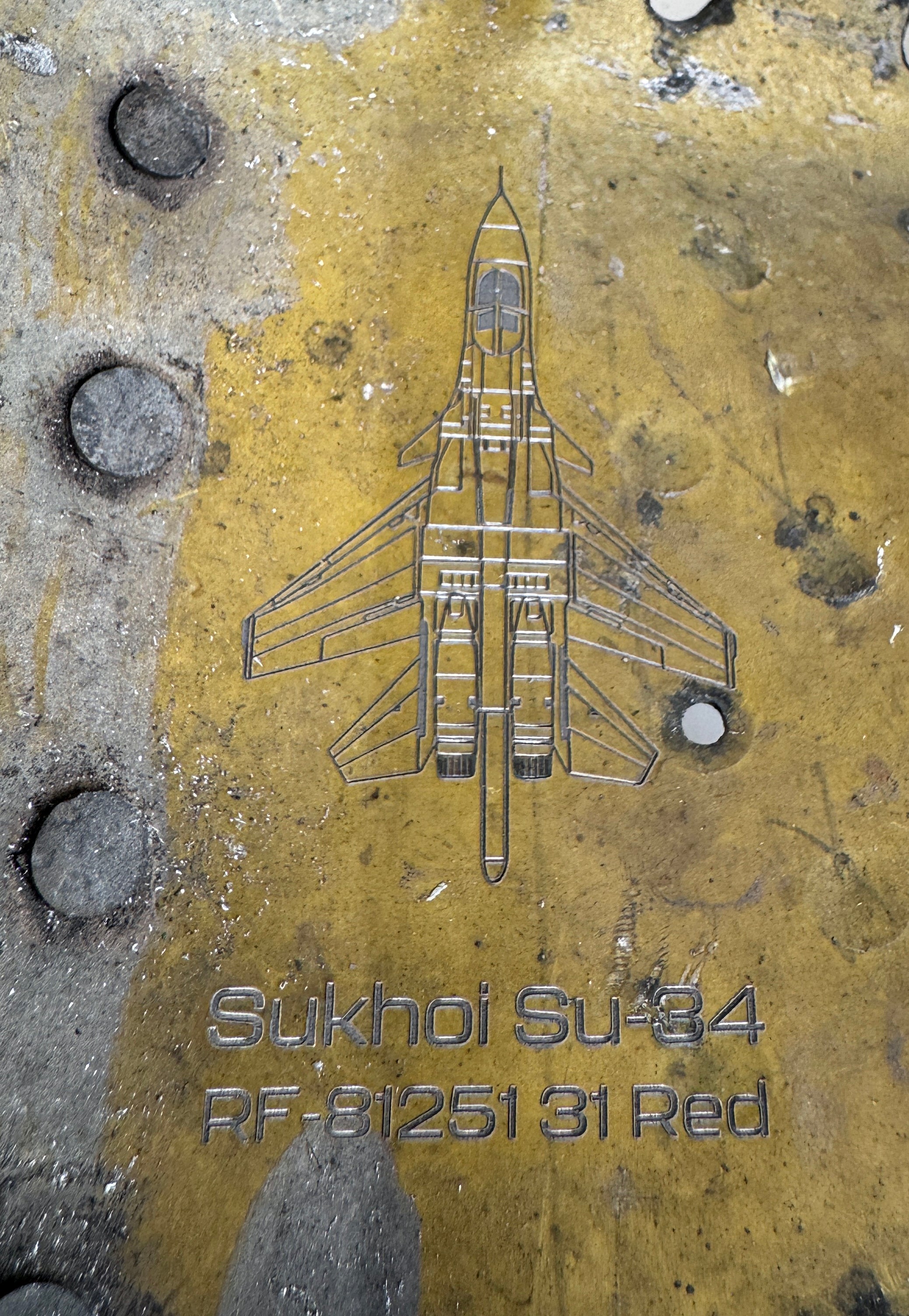 Trophy part of the front-line supersonic fighter-bomber SU 34 russian shot down aviation russia Ukraine war #128