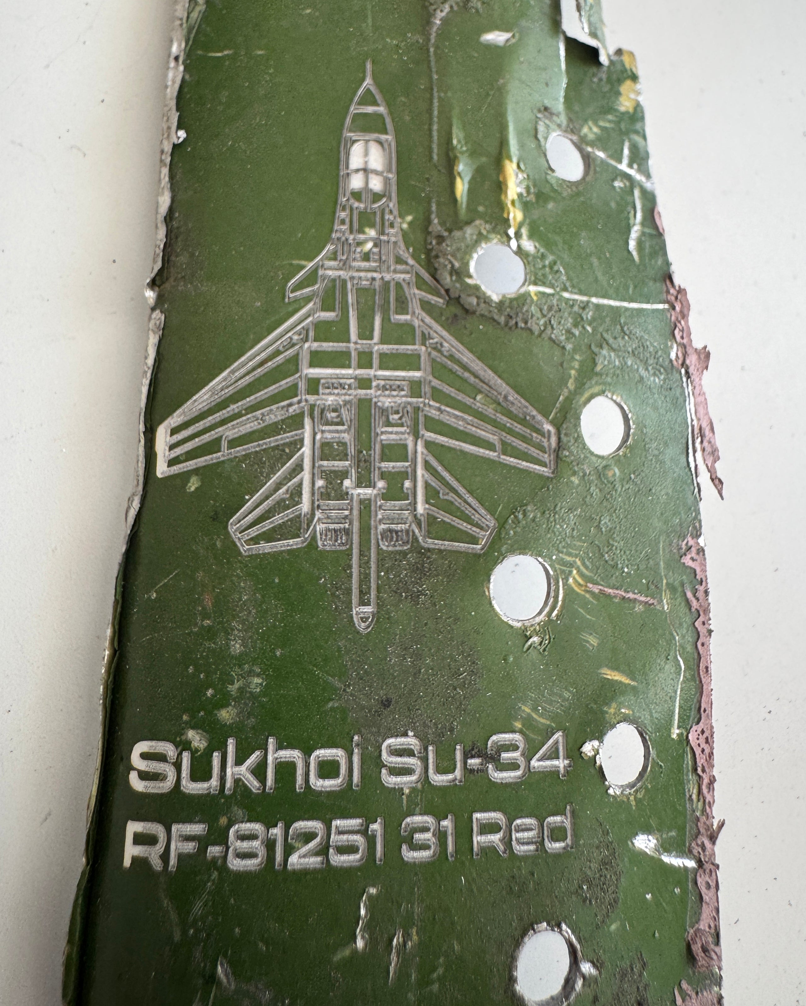 Trophy part of the front-line supersonic fighter-bomber SU 34 russian shot down aviation russia Ukraine war #125