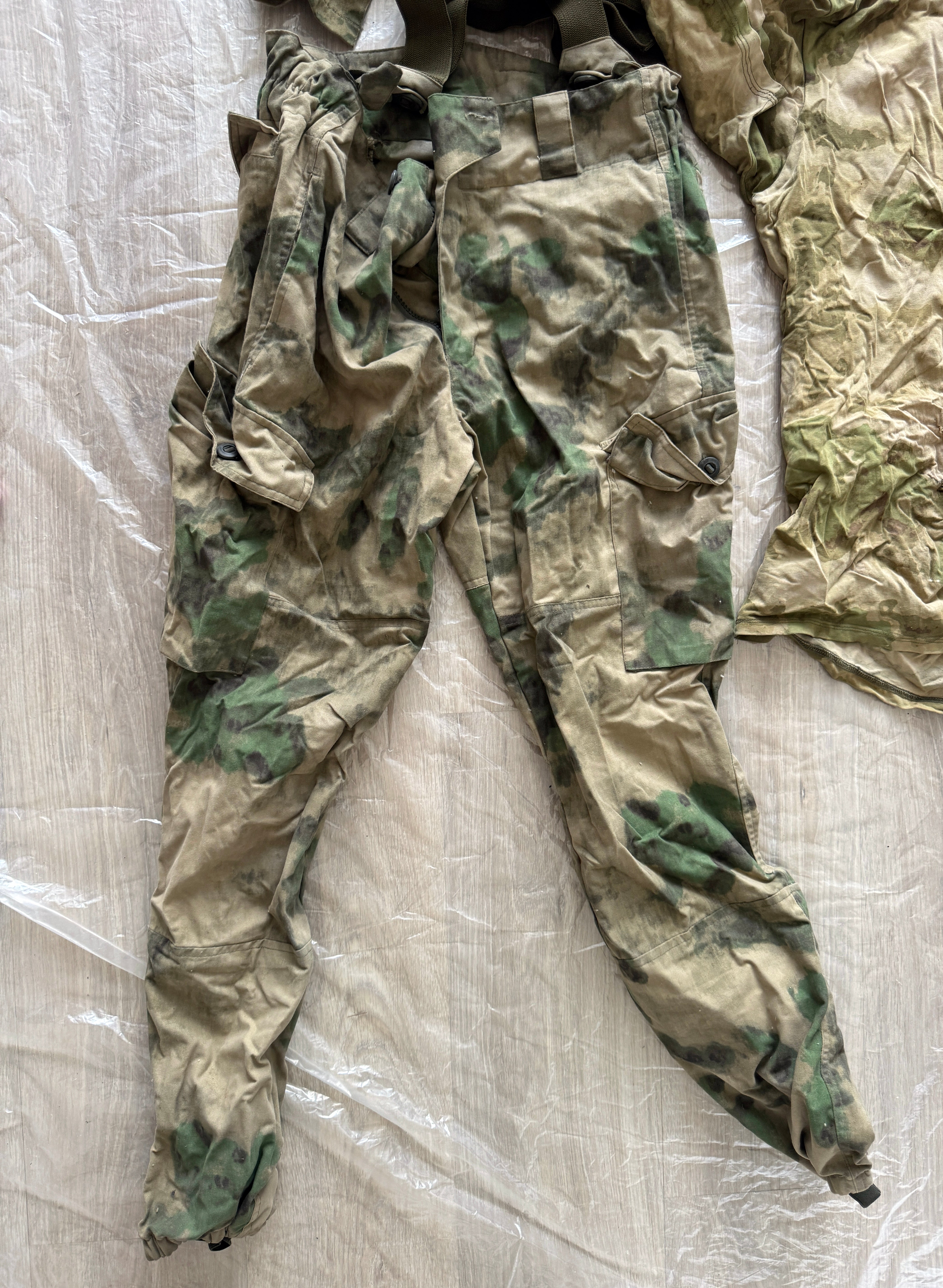 Trophy russian soldier set Uniform Kadyrovite Chechen jacket patch t-shirt costume pants camo moss russian military army Russia Ukraine war 2022-2024 #4