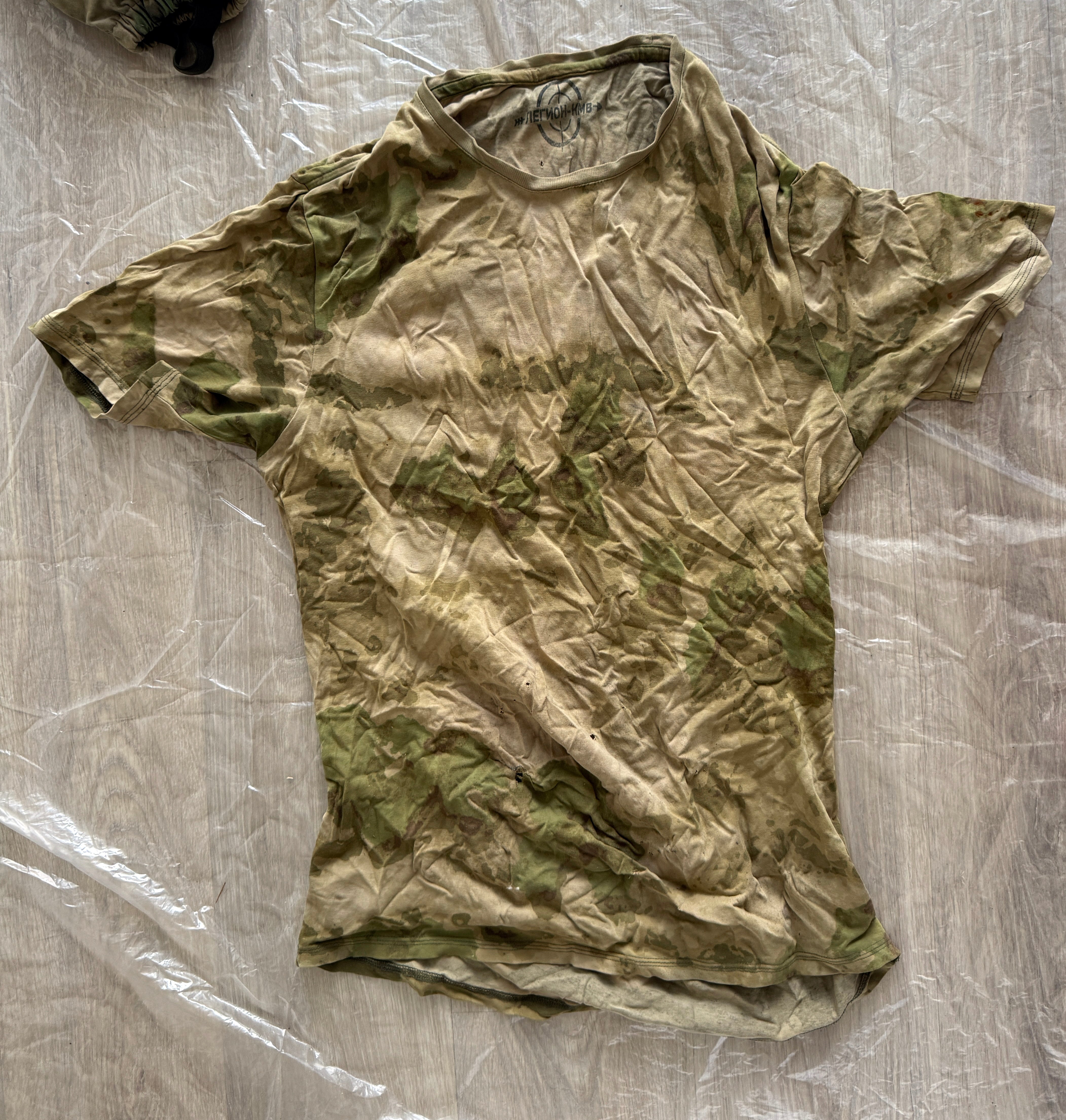 Trophy russian soldier set Uniform Kadyrovite Chechen jacket patch t-shirt costume pants camo moss russian military army Russia Ukraine war 2022-2024 #4