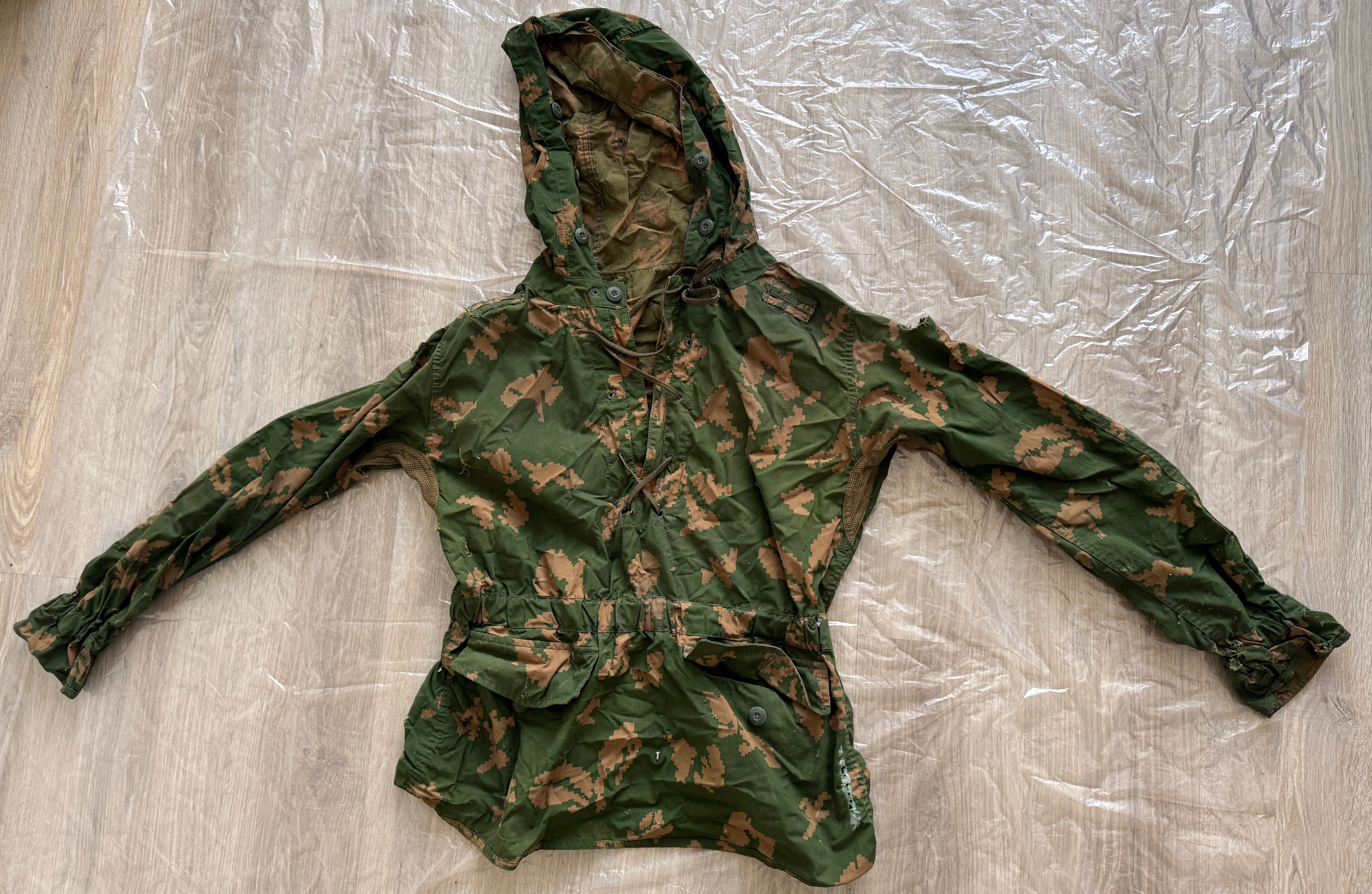 Trophy russian soldier set Uniform Kadyrovite Chechen patch jacket costume pants camo russian military army Russia Ukraine war 2022-2024