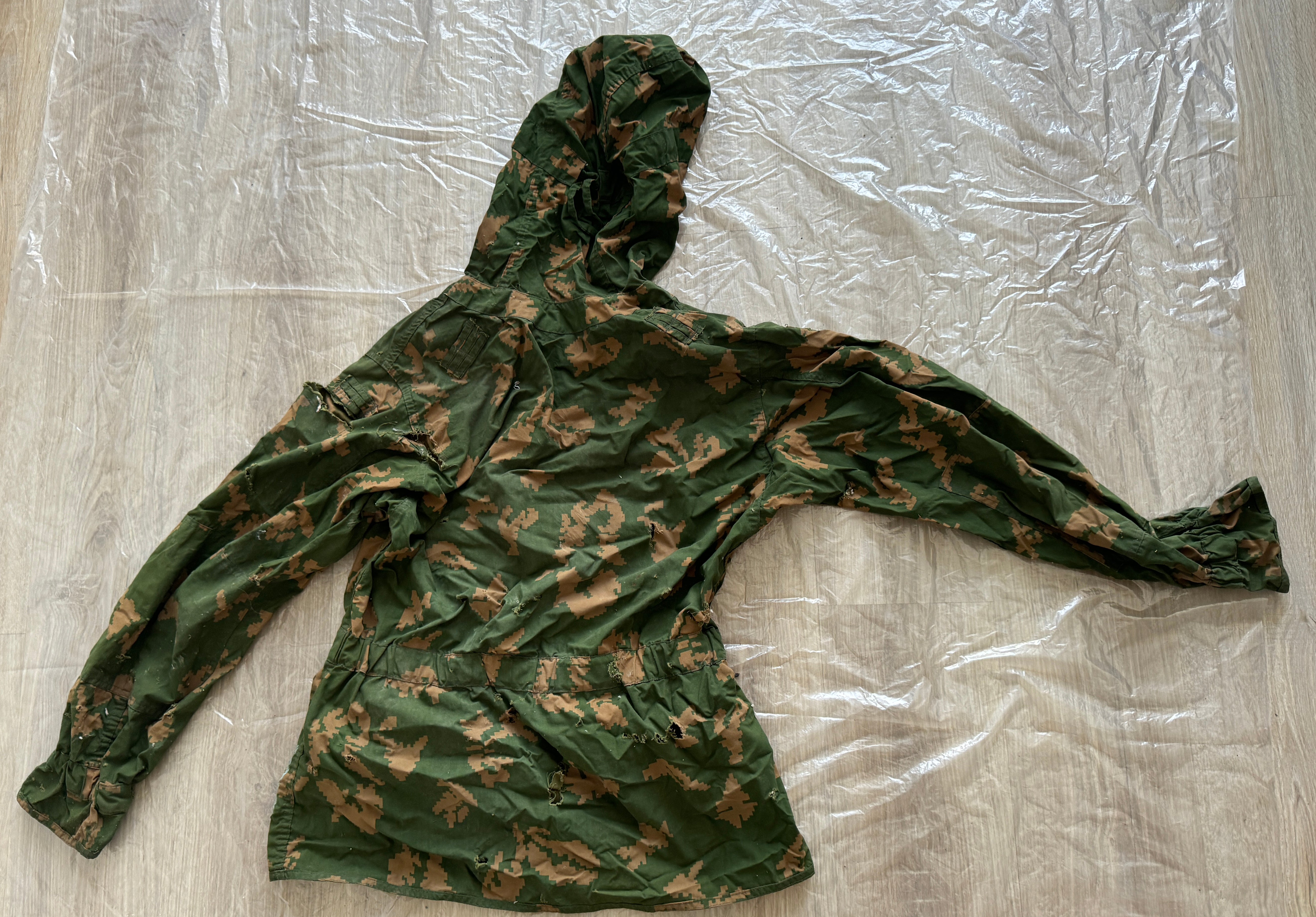 Trophy russian soldier set Uniform Kadyrovite Chechen patch jacket costume pants camo russian military army Russia Ukraine war 2022-2024