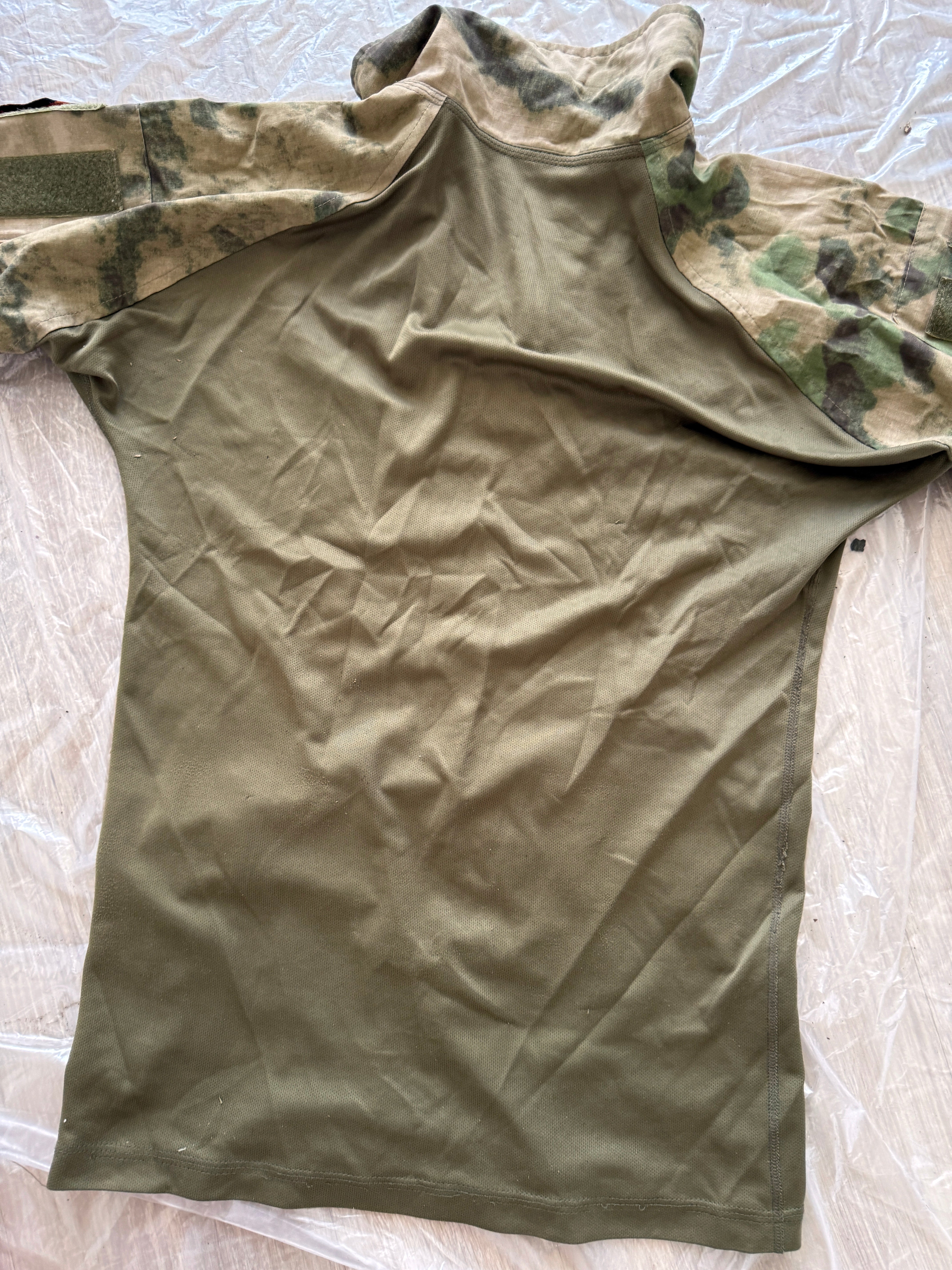 Trophy special forces soldier uniform Kadyrovite Chechen UBACS jacket patch camo russian military army Russia Ukraine war 2022-2024