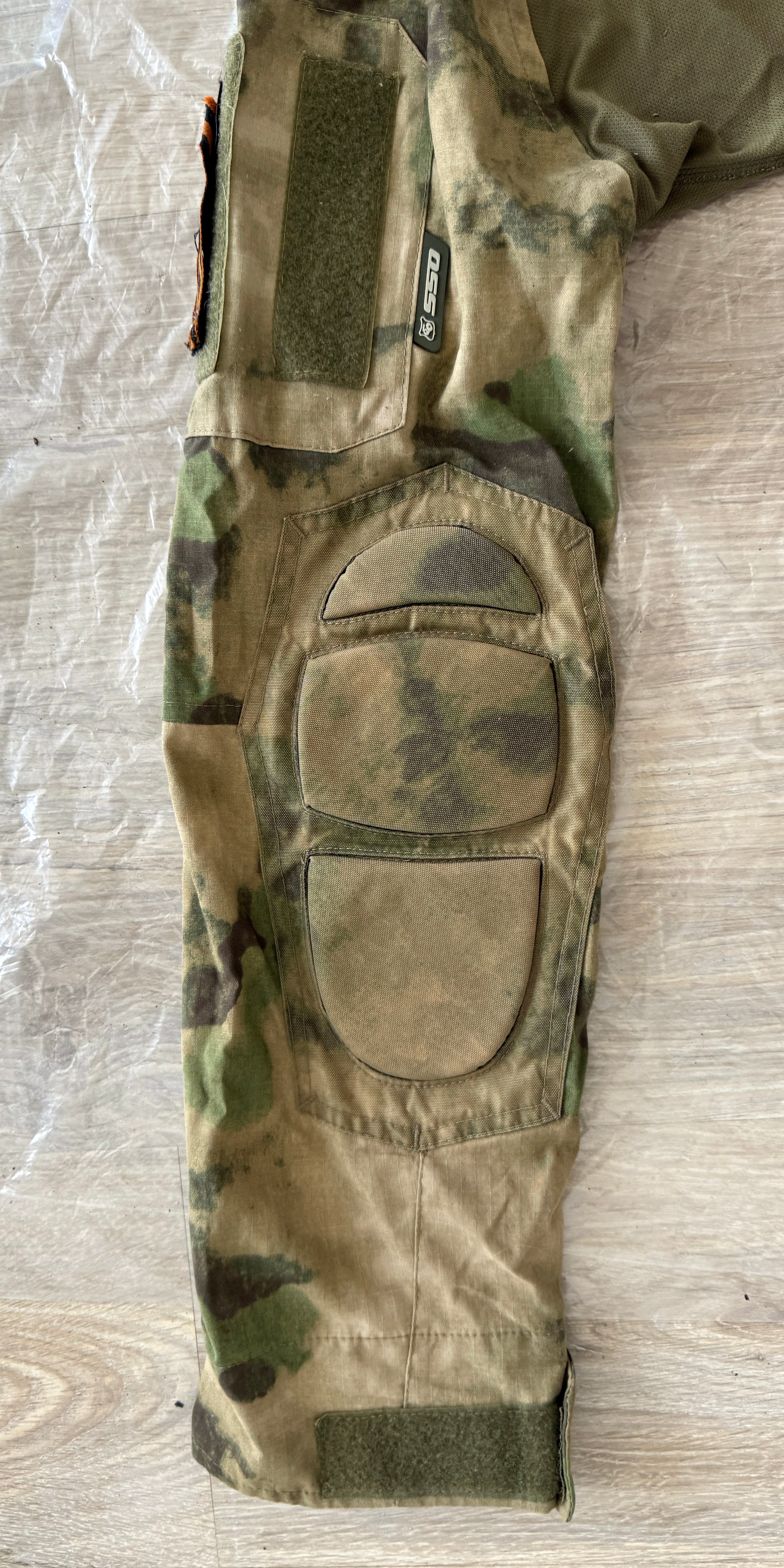 Trophy special forces soldier uniform Kadyrovite Chechen UBACS jacket patch camo russian military army Russia Ukraine war 2022-2024