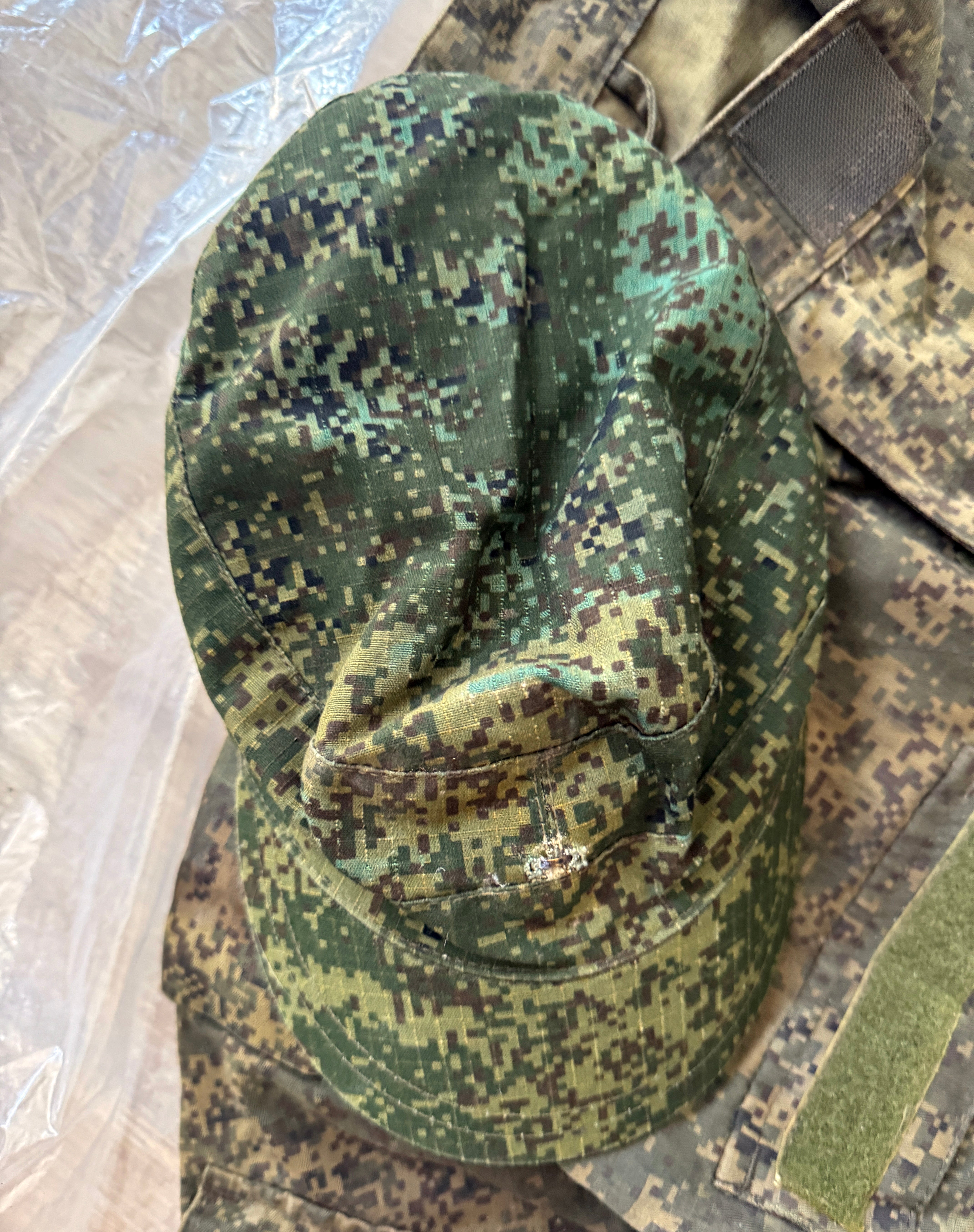 Trophy soldier set uniform jacket cap patch costume pants camo russian military army Russia Ukraine war 2022-2024 #2