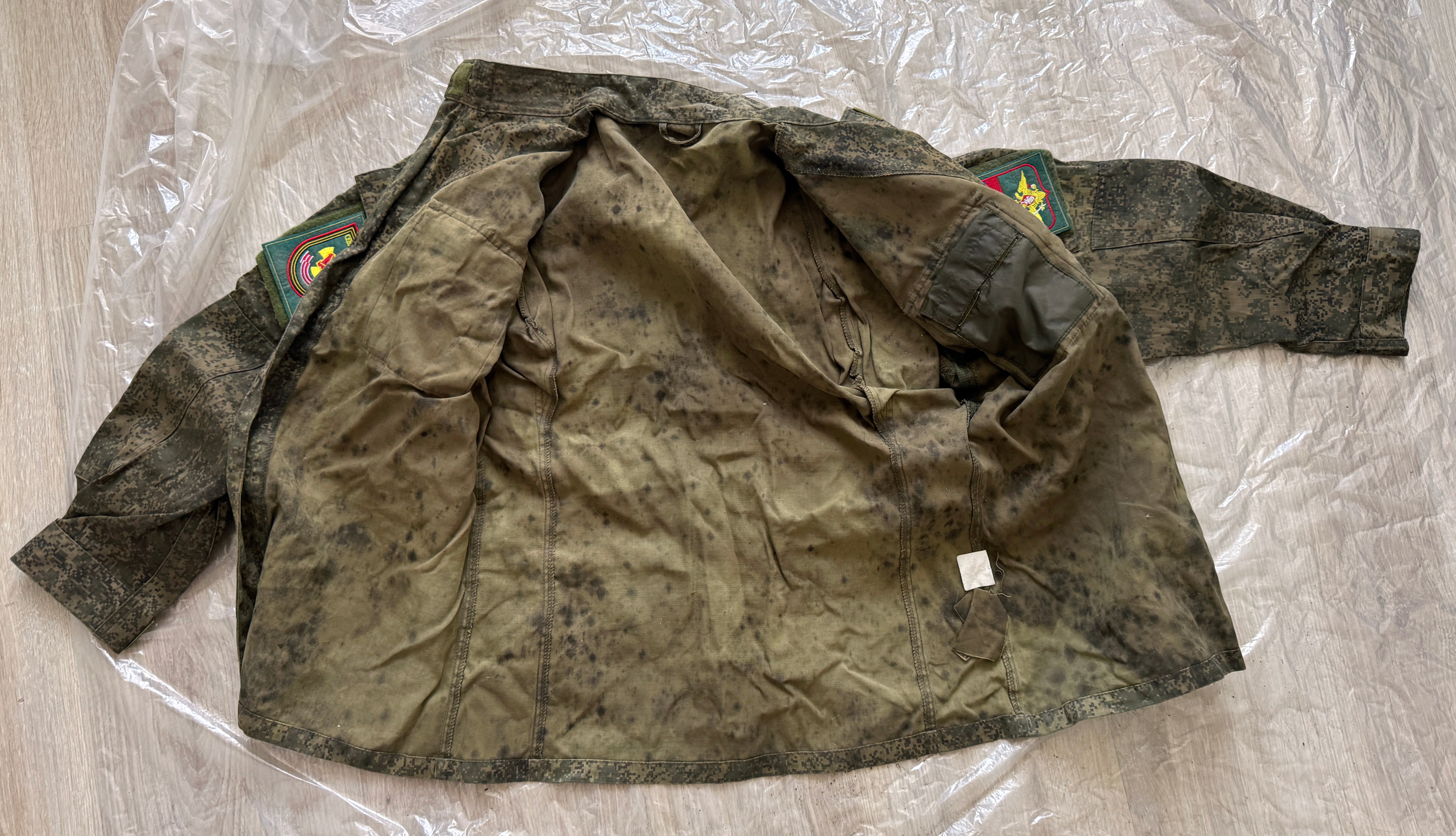 Trophy soldier set uniform jacket cap patch costume pants camo russian military army Russia Ukraine war 2022-2024 #2