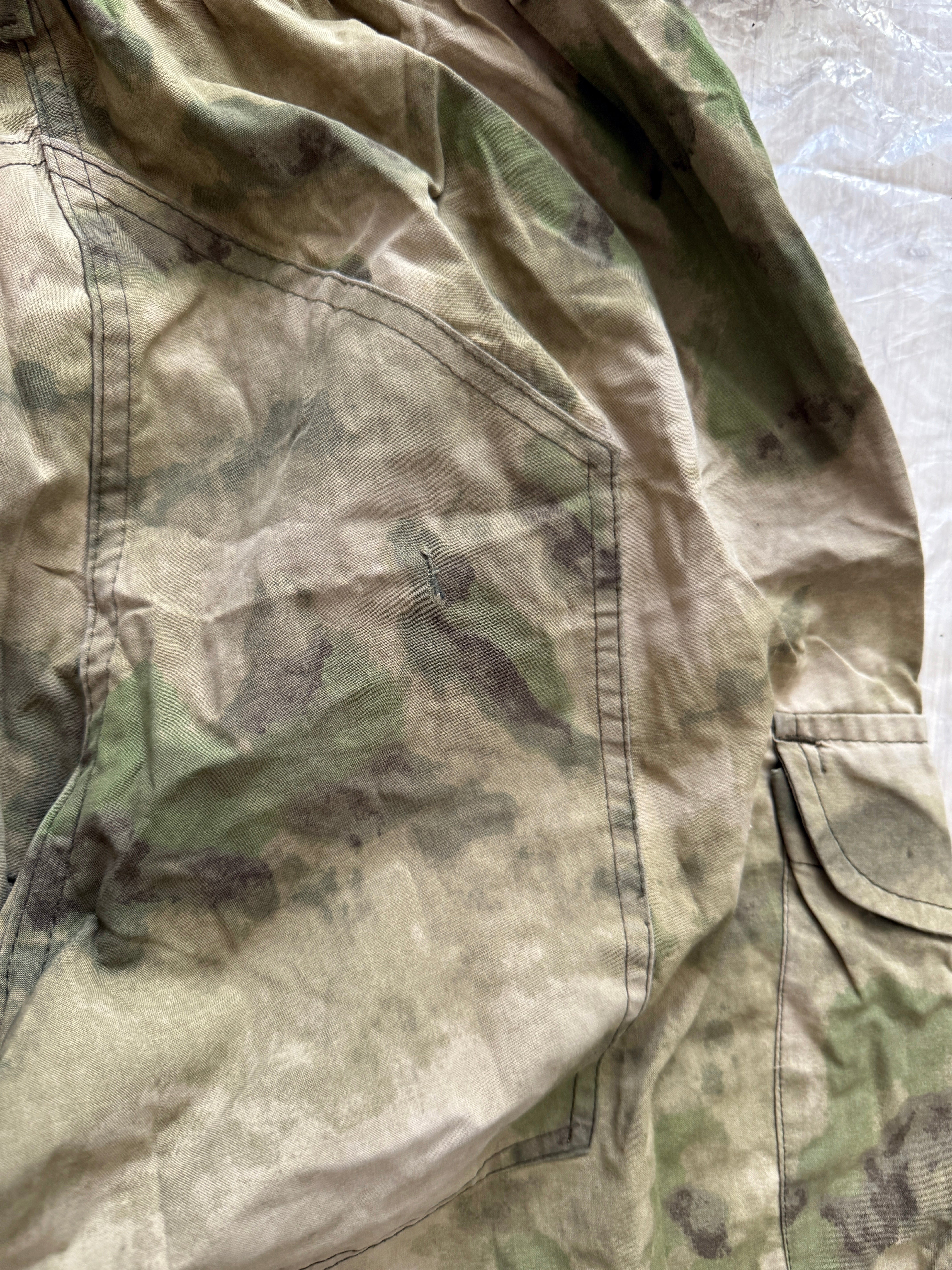 Trophy russian soldier set uniform Kadyrovite Chechen jacket cap hat beret pants patch camo moss russia military army Ukraine war 2022-2024 #7